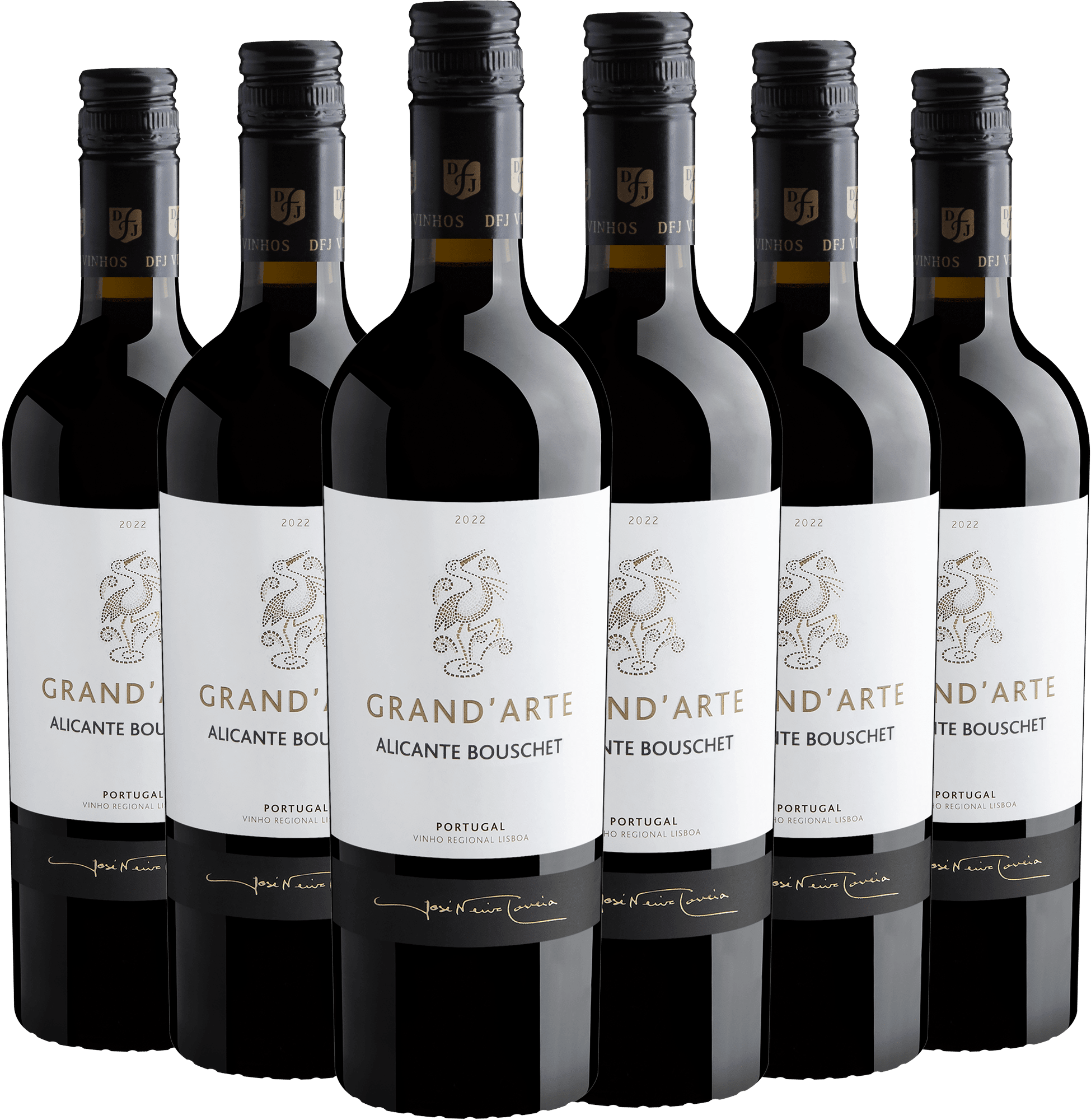 Kit 6 Grand'Arte Alicante Bouschet Vinho Regional Lisboa