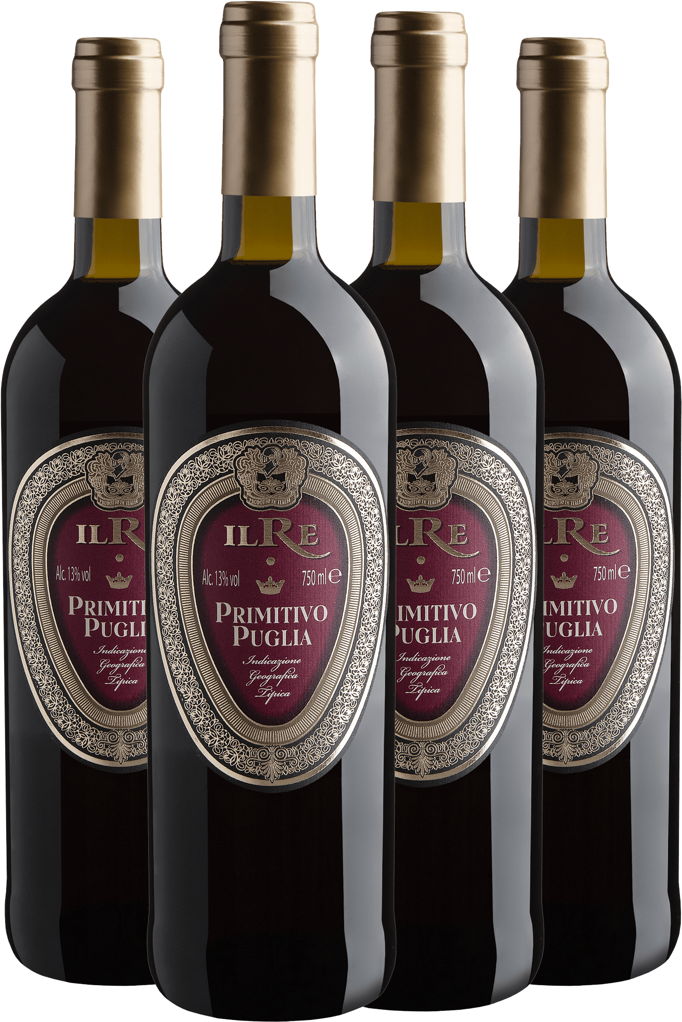 Kit 4 IL Re Primitivo Puglia IGT