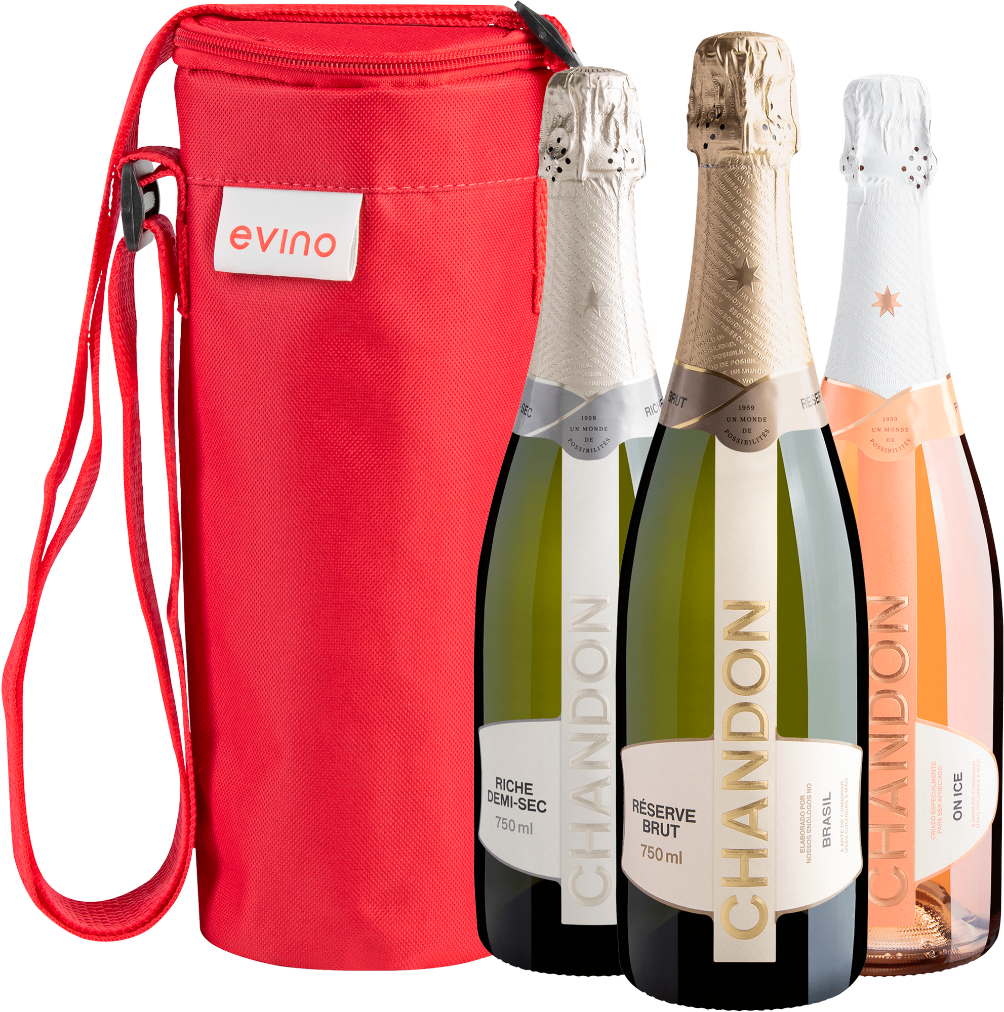 Kit 3 Chandon + Bolsa Exclusiva para 1 garrafa*