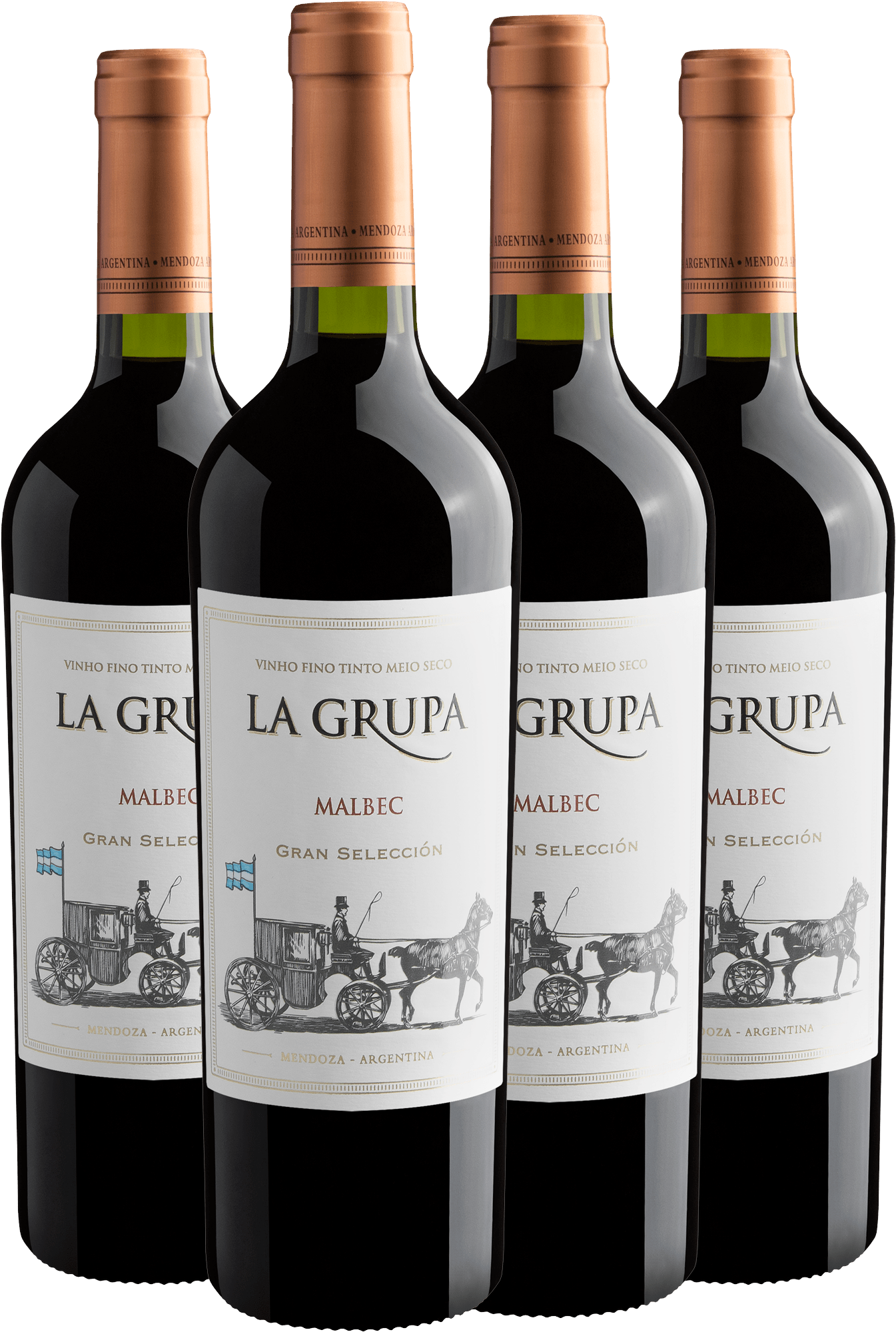 Kit 4 La Grupa Gran Selección Malbec