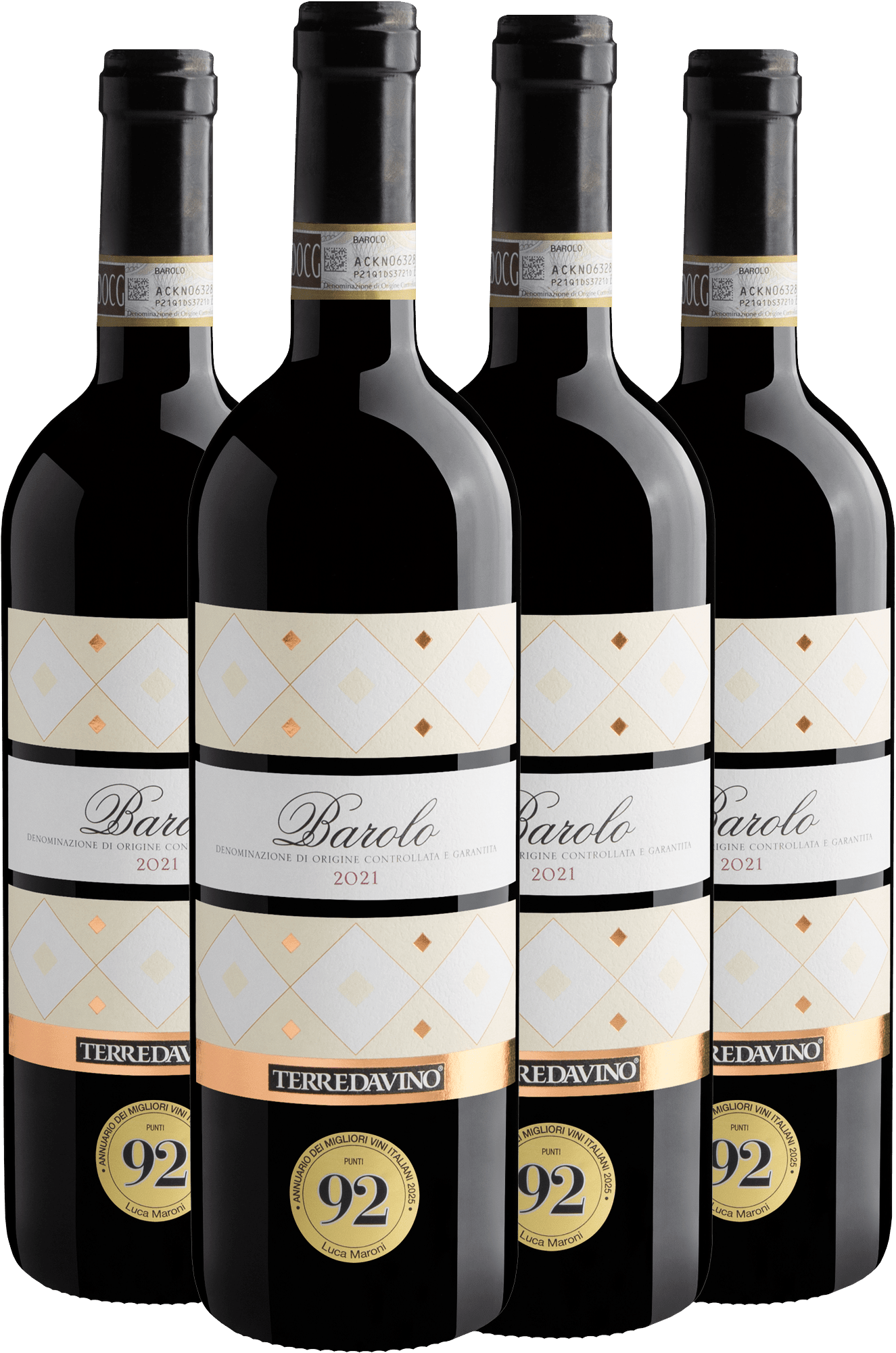 Kit 4 Terre da Vino Barolo DOCG por R$254,90 cada garrafa