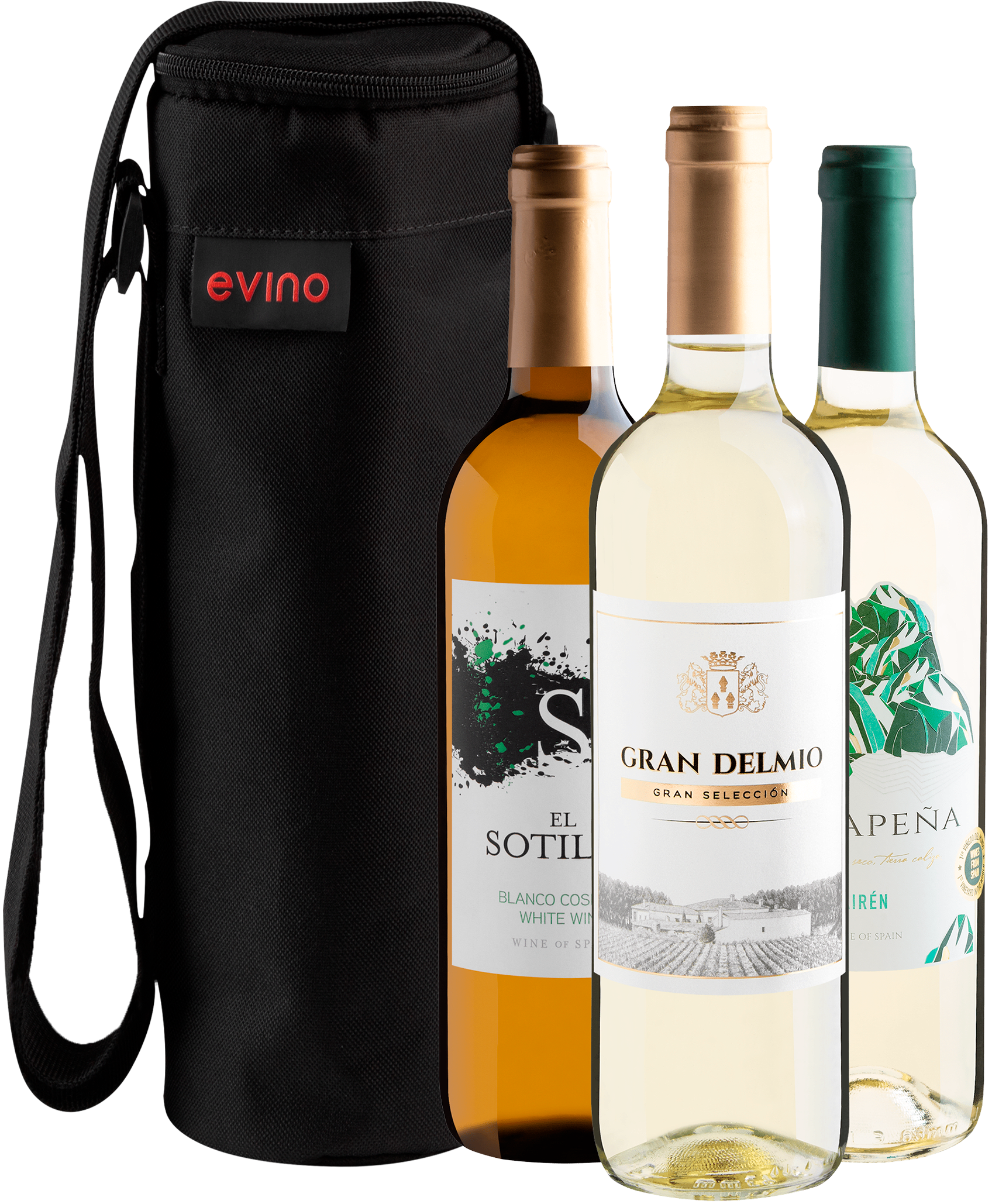 Kit 3 Vinhos Brancos + Bolsa Exclusiva