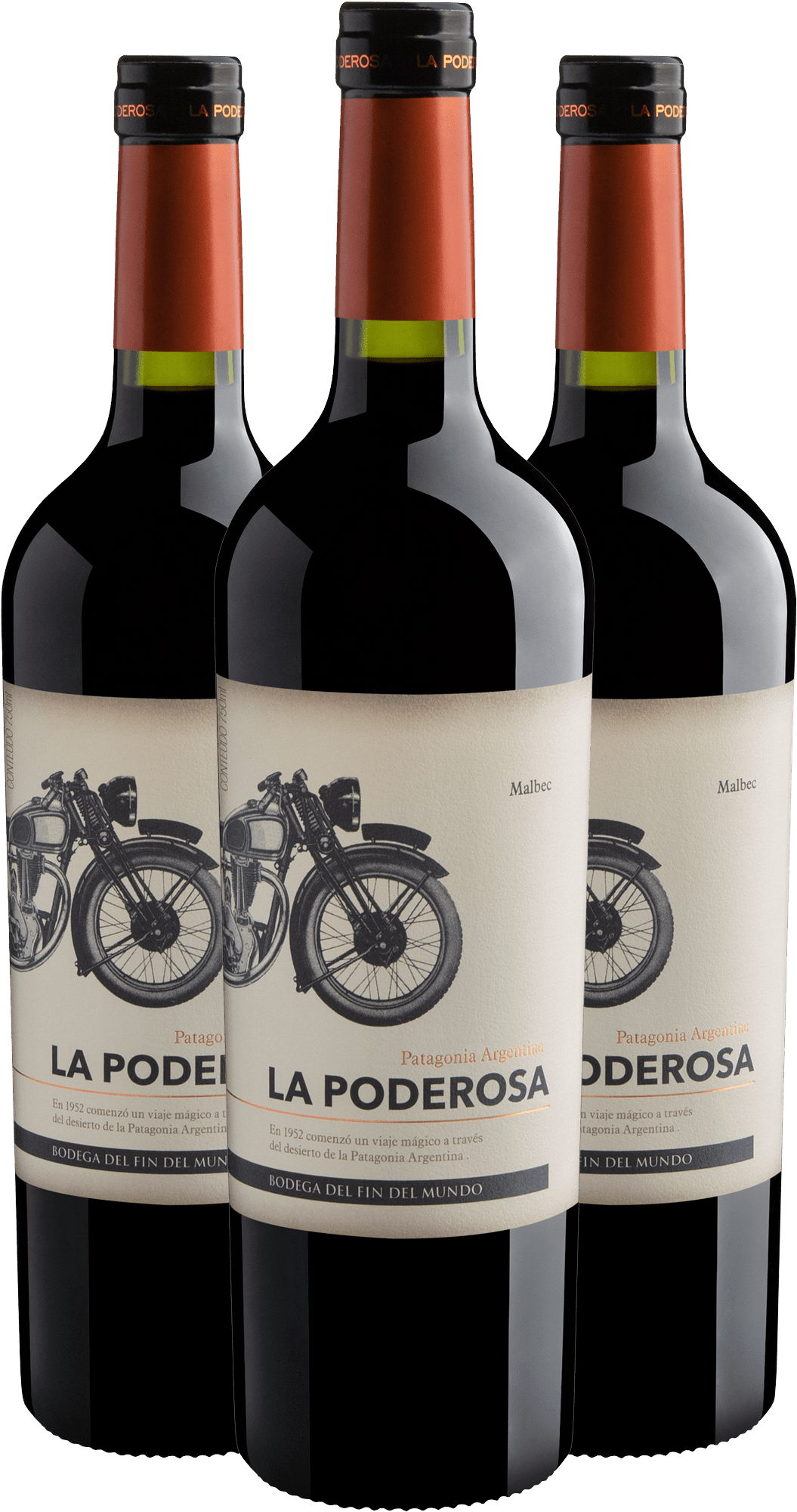 Kit 3 La Poderosa Malbec