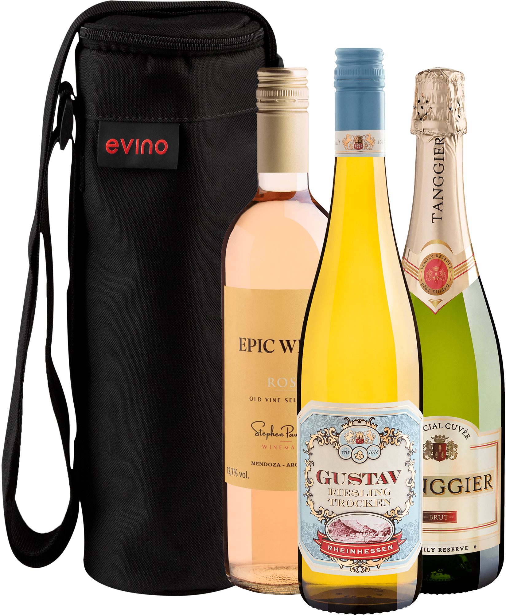 Kit 3 Vinhos Refrescantes + Bolsa Exclusiva