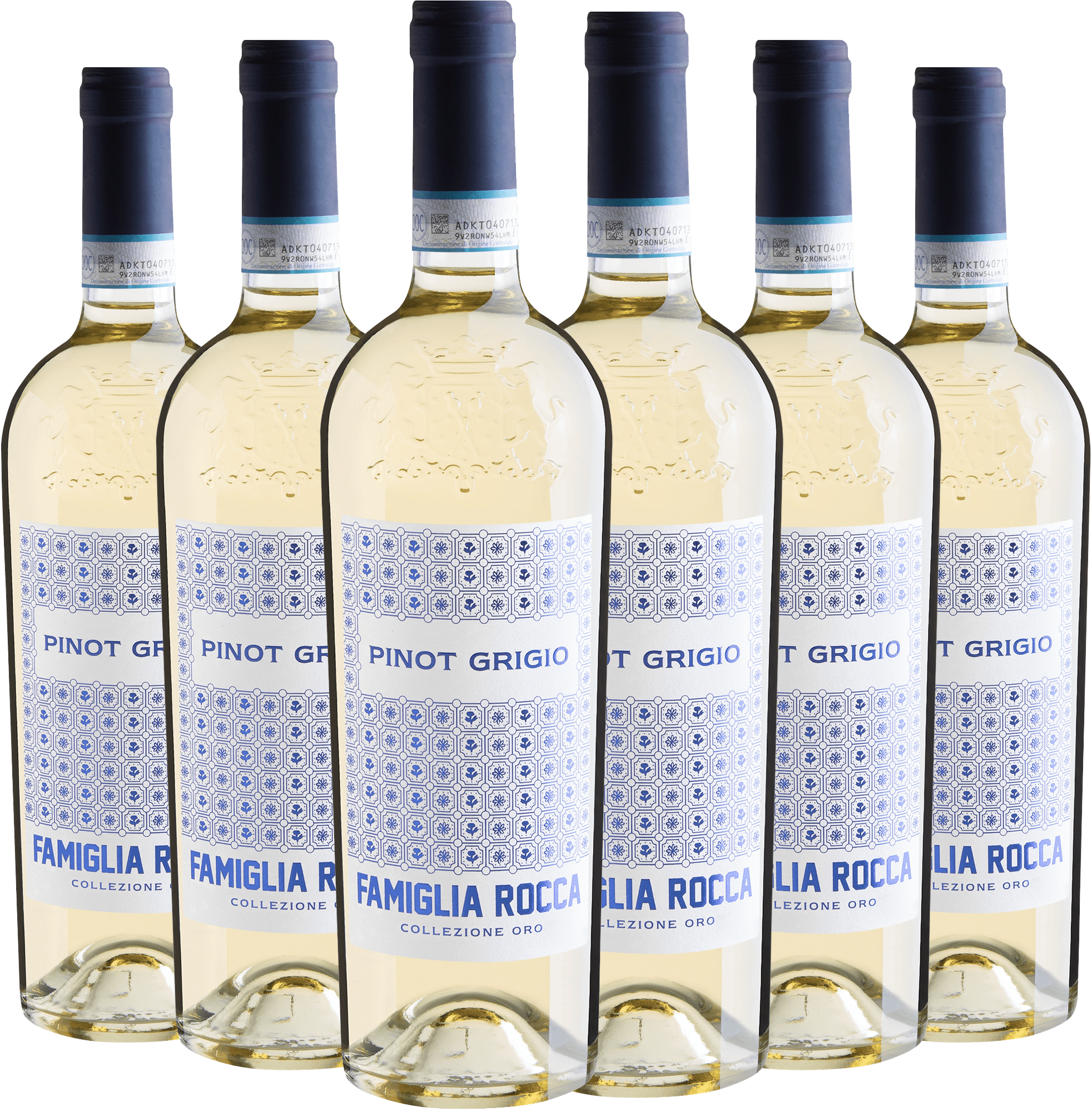 Kit 6 Famiglia Rocca Collezione Oro Pinot Grigio delle Venezie DOC