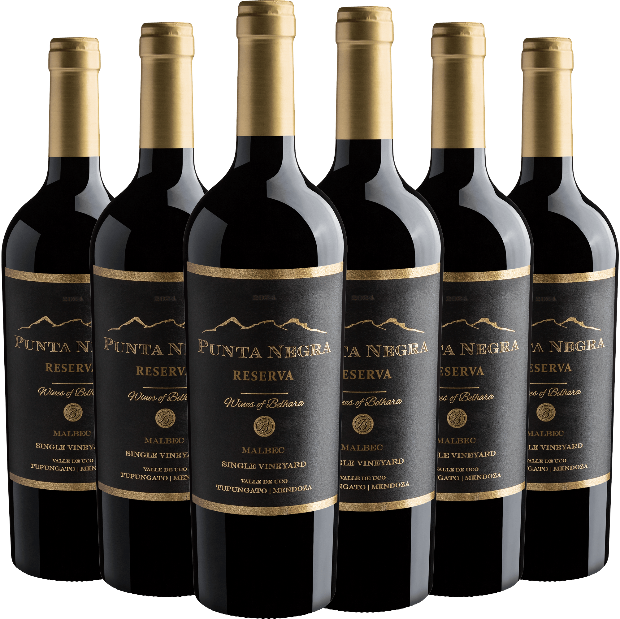 Kit 6 Punta Negra Reserva Malbec