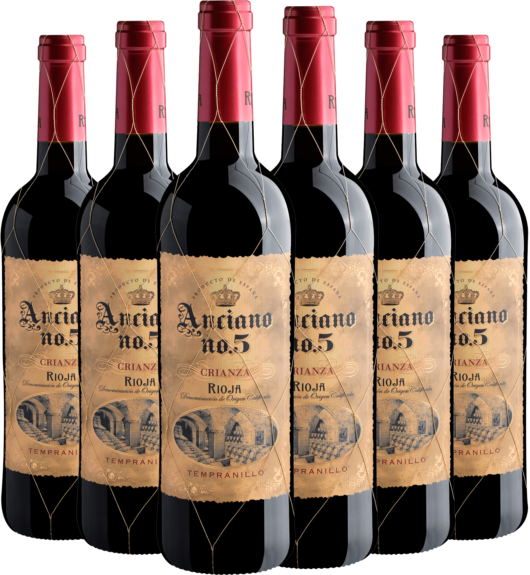 Kit 6 Anciano no. 5 Tempranillo Crianza Rioja DOCa