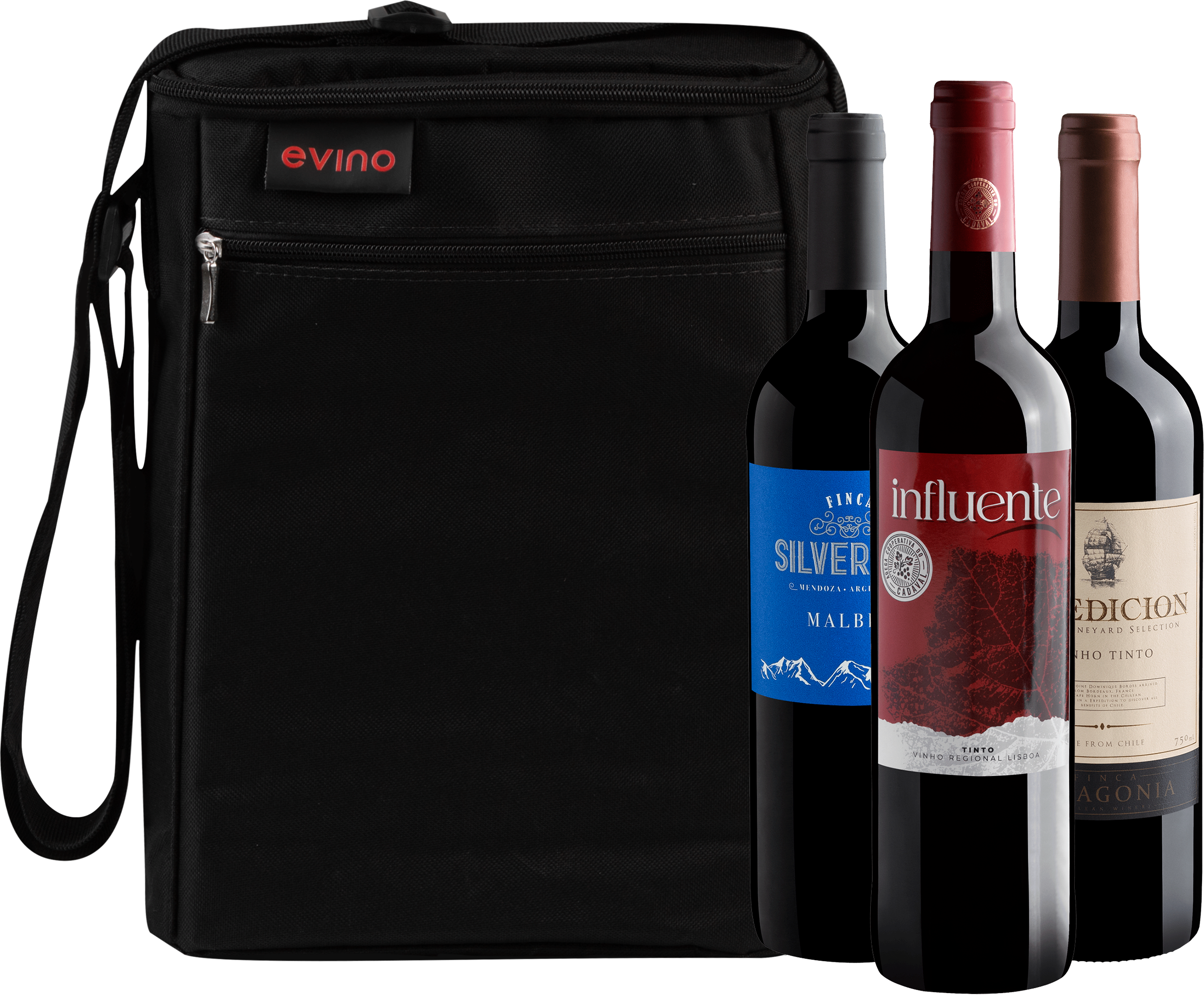 Kit 3 Vinhos Tintos + Bolsa Exclusiva por R$119,90