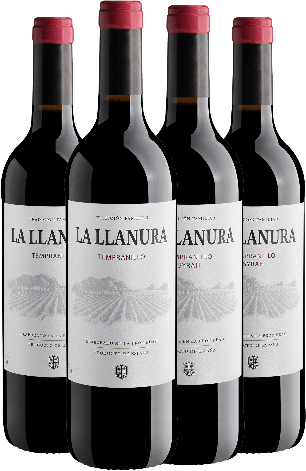 Kit La Llanura: 2 Tempranillo + 2 Tempranillo-Syrah