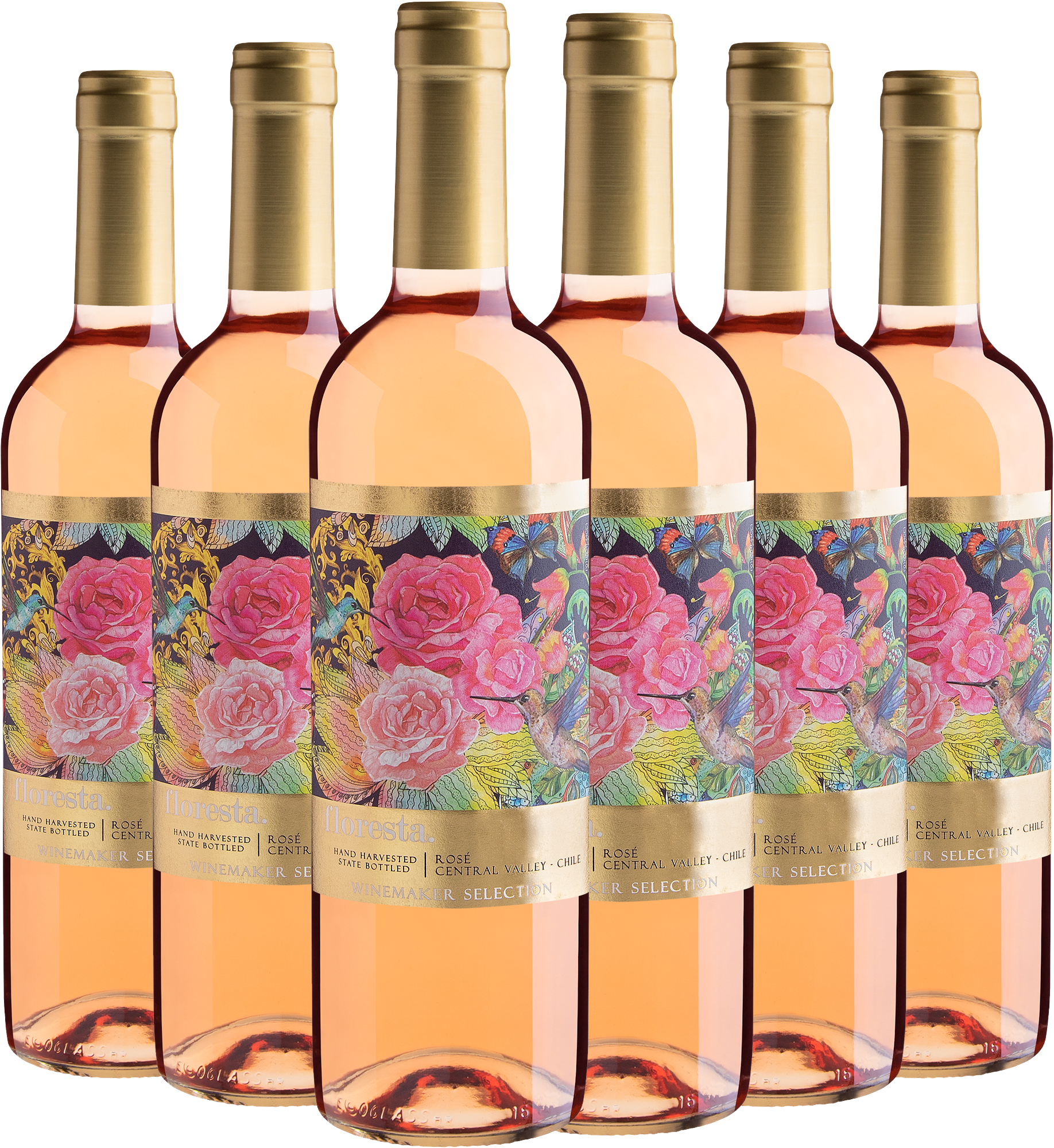 Kit 6 Floresta Winemaker Selection Rosé por R$27,90 cada garrafa