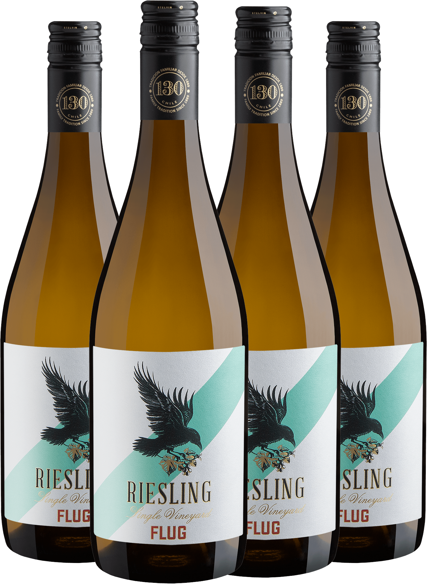 Kit 4 Flug Riesling Single Vineyard por R$49,90 cada garrafa