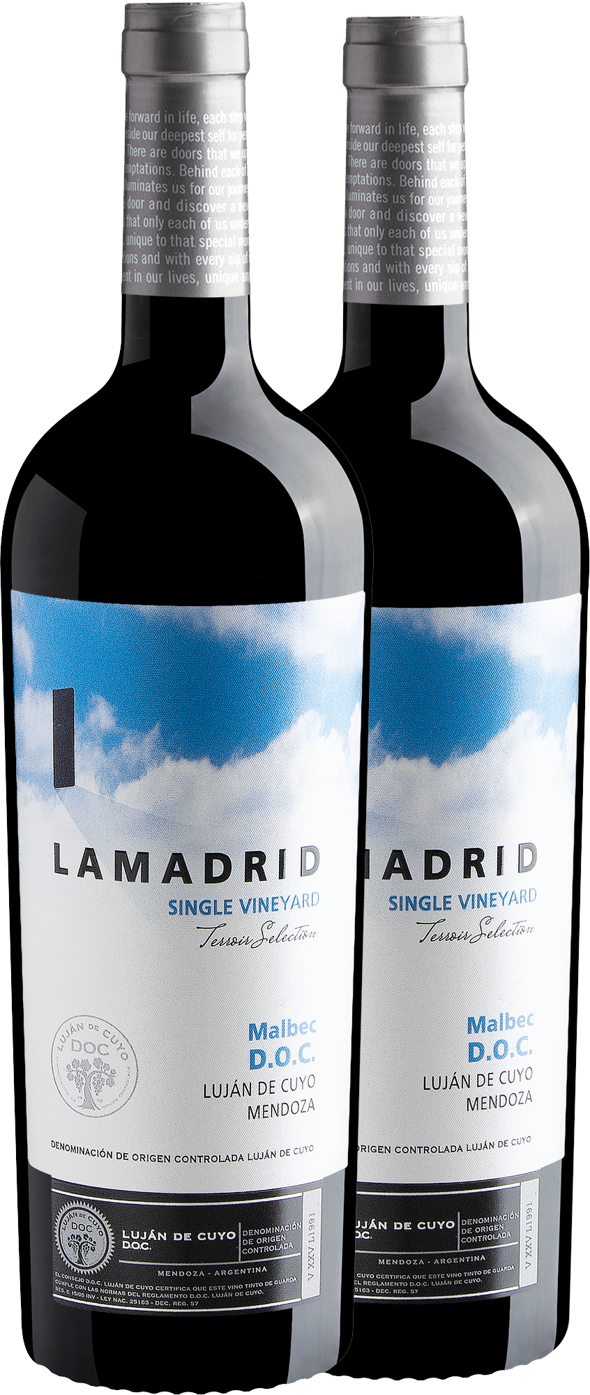 Kit 2 Lamadrid Single Vineyard Terroir Selection Malbec DOC