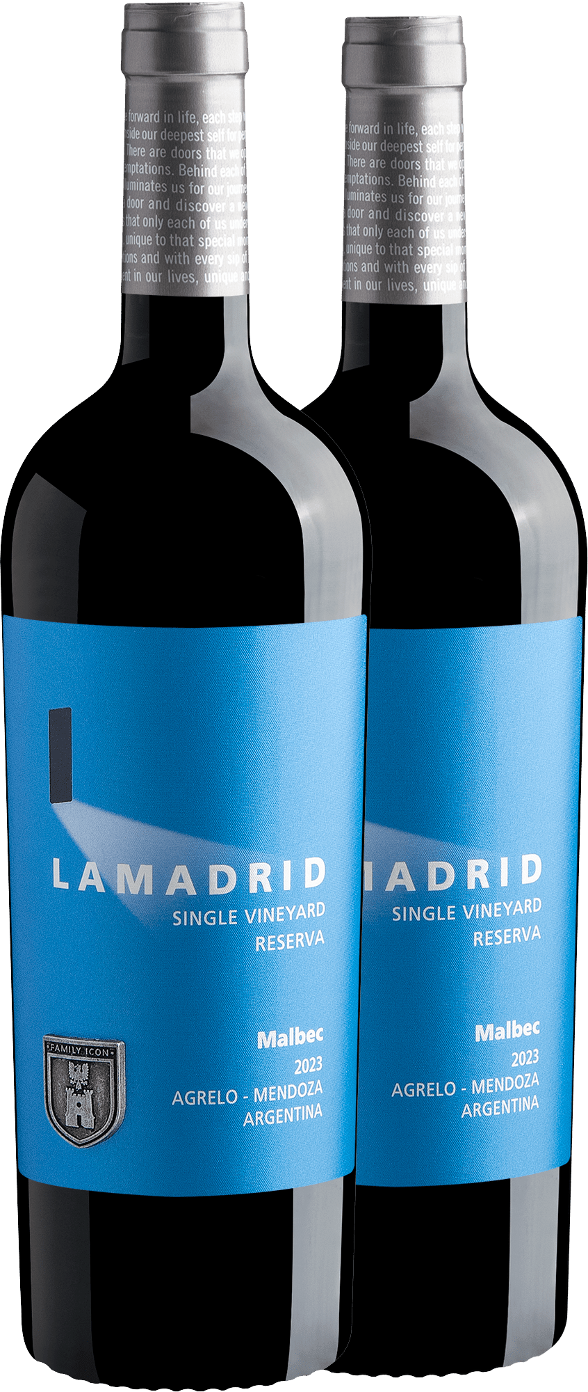 Kit 2 Lamadrid Single Vineyard Reserva Malbec por R$139,90 cada garrafa