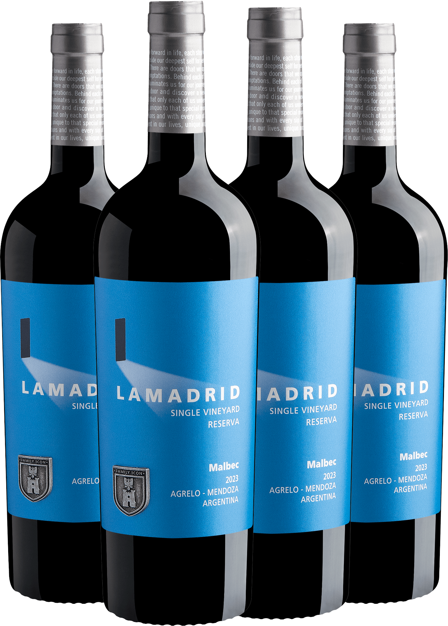 Kit 4 Lamadrid Single Vineyard Reserva Malbec