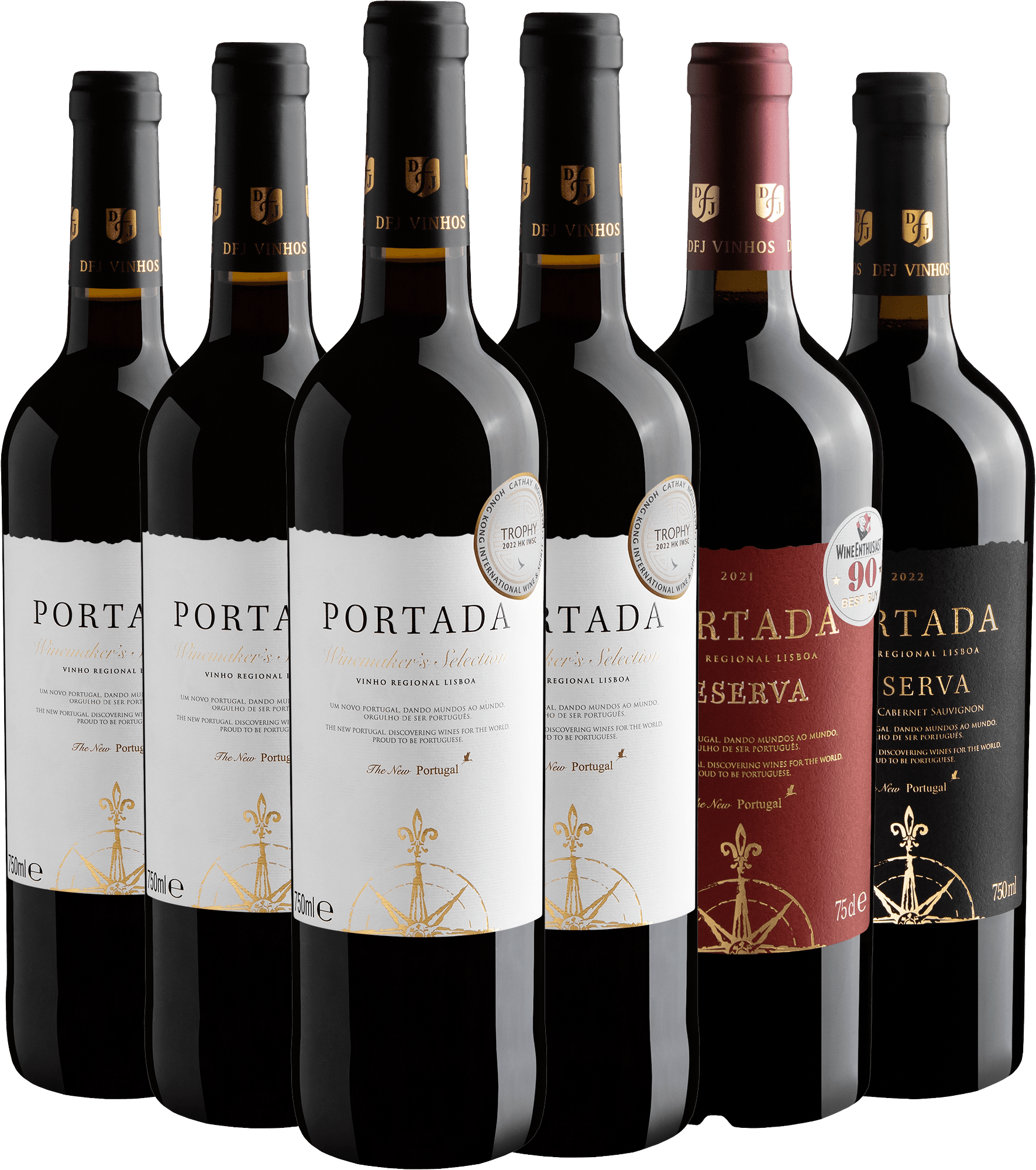 Kit Portada: 4 Winemaker's Selection + 1 Reserva + 1 Reserva Black