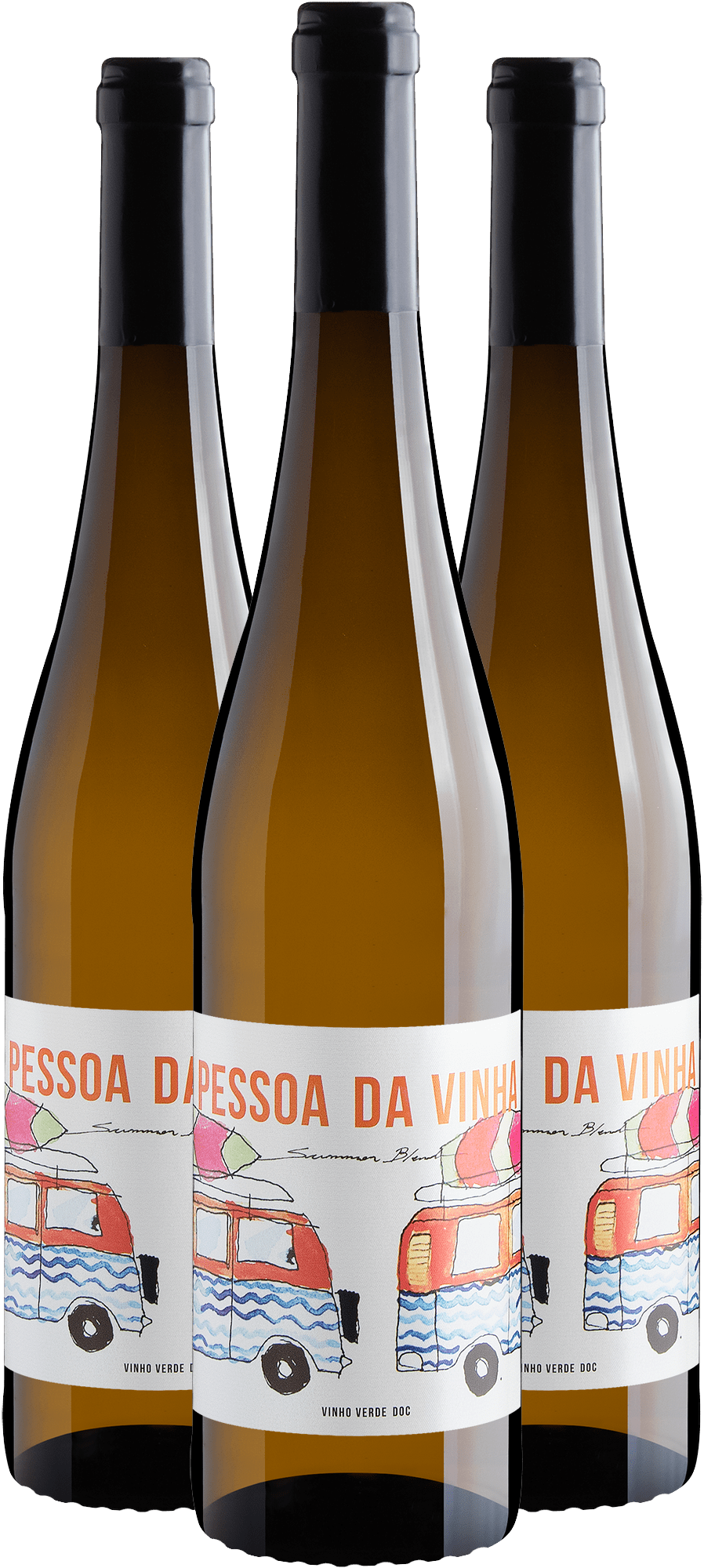 Kit 3 Pessoa da Vinha Summer Blend Vinho Verde DOC por R$69,90 cada garrafa