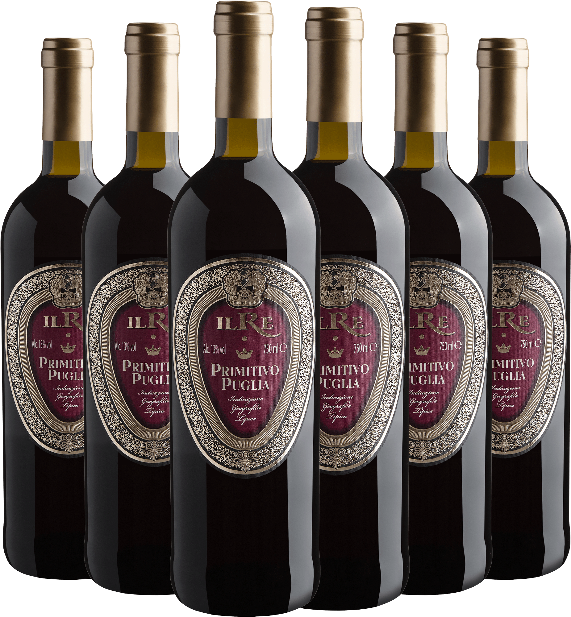Kit 6 IL Re Primitivo Puglia IGT