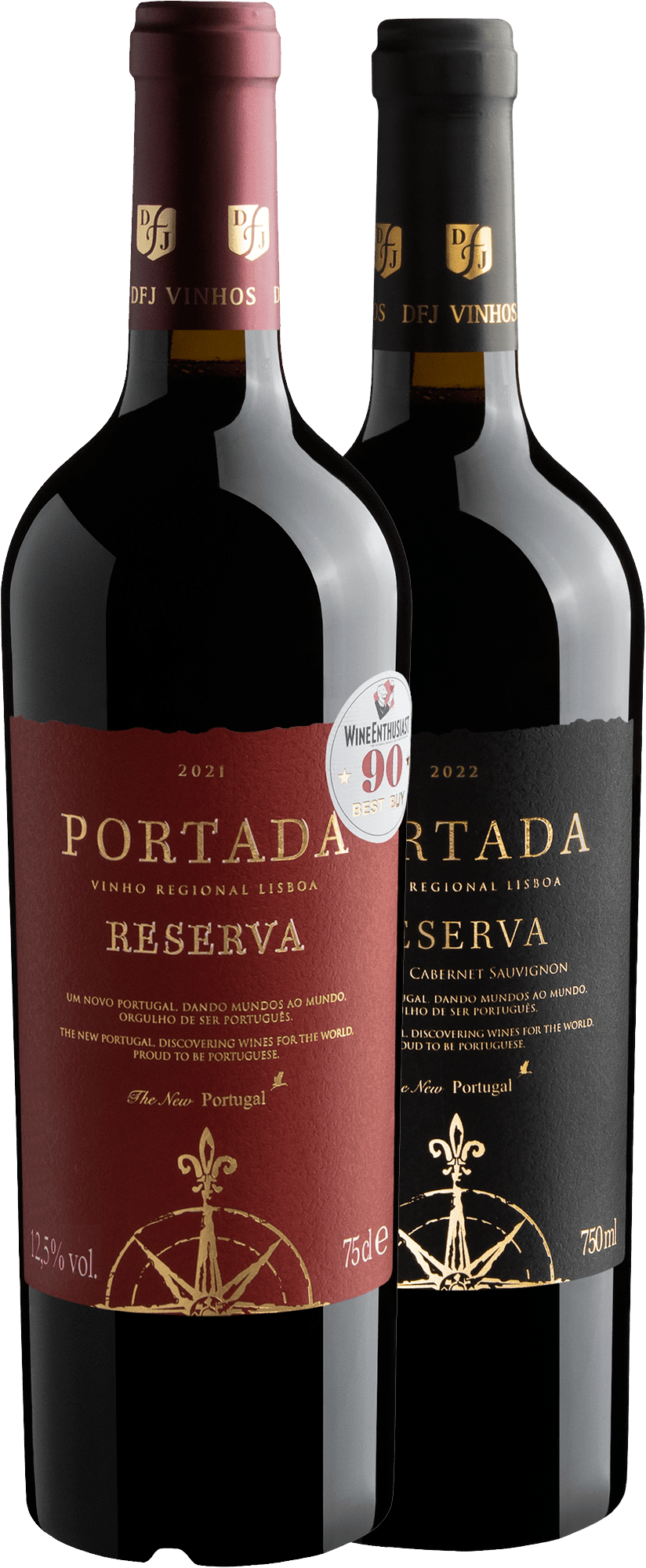 Kit Portada Reserva: 1 Tinto + 1 Black