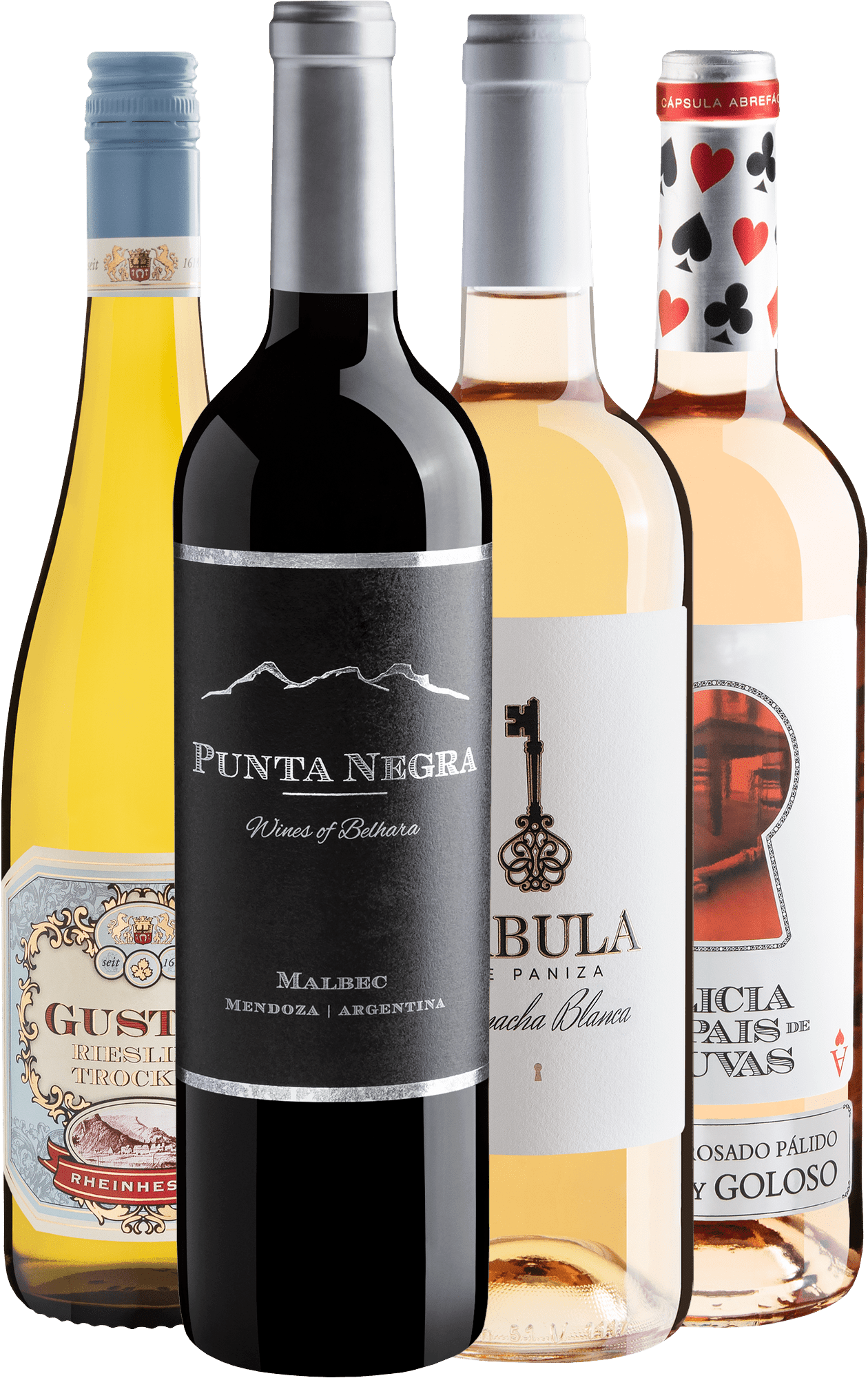 Kit 4 Vinhos Volta ao Mundo por R$54,90 cada garrafa