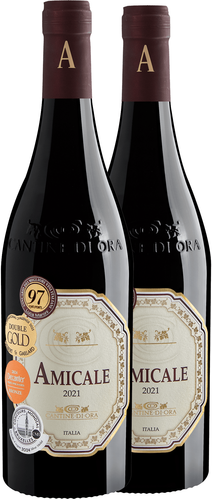 Kit 2 Amicale Vino Rosso Veneto IGT por R$119,90 cada garrafa