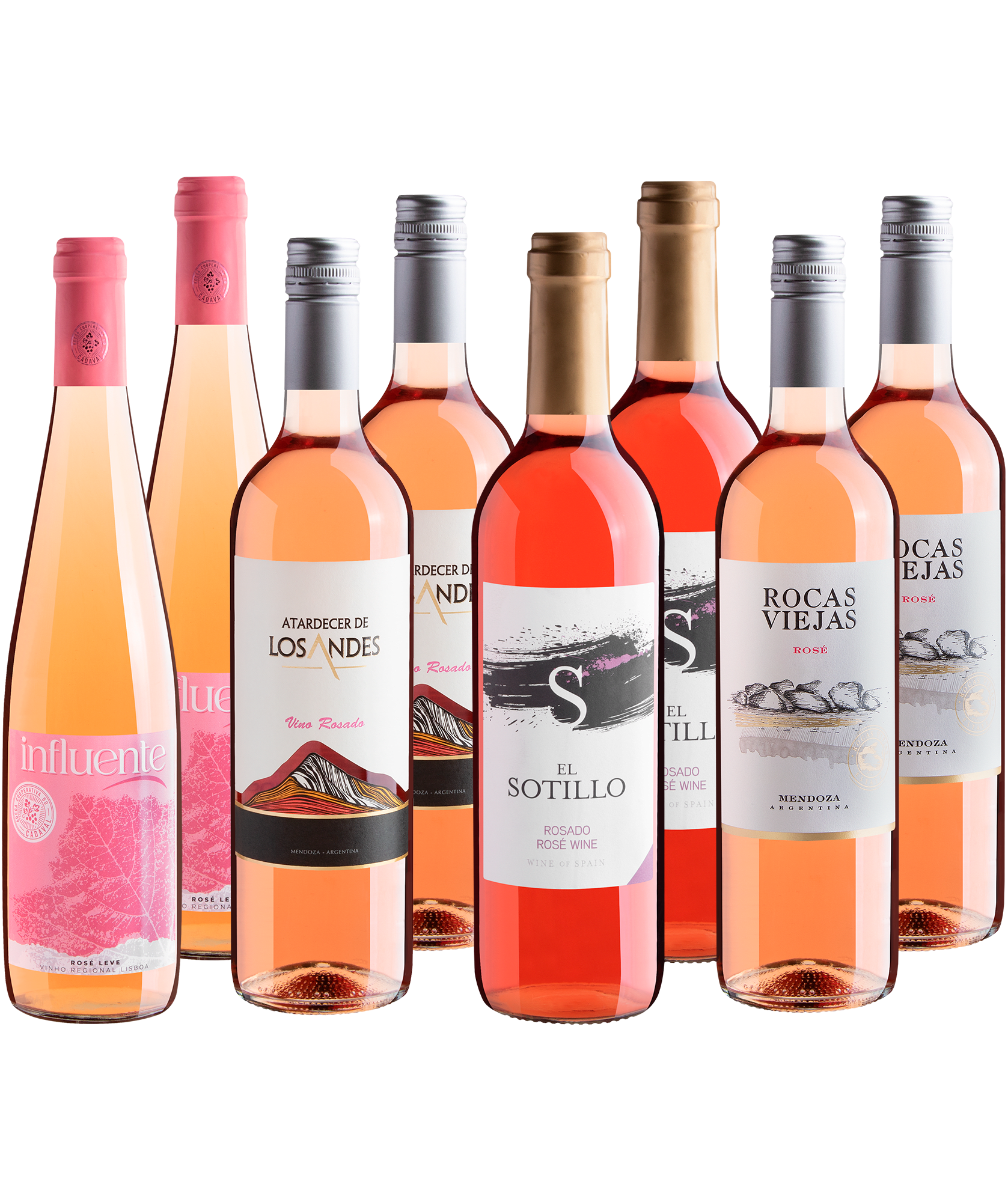 Kit Rosés em Dobro | 8 garrafas por R$26,90 cada*