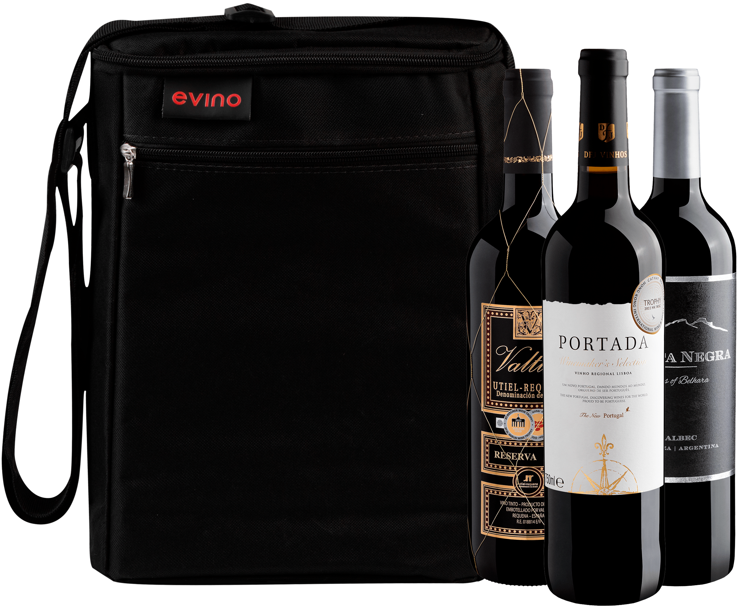 Kit 3 Vinhos Clássicos da Evino + Bolsa Exclusiva