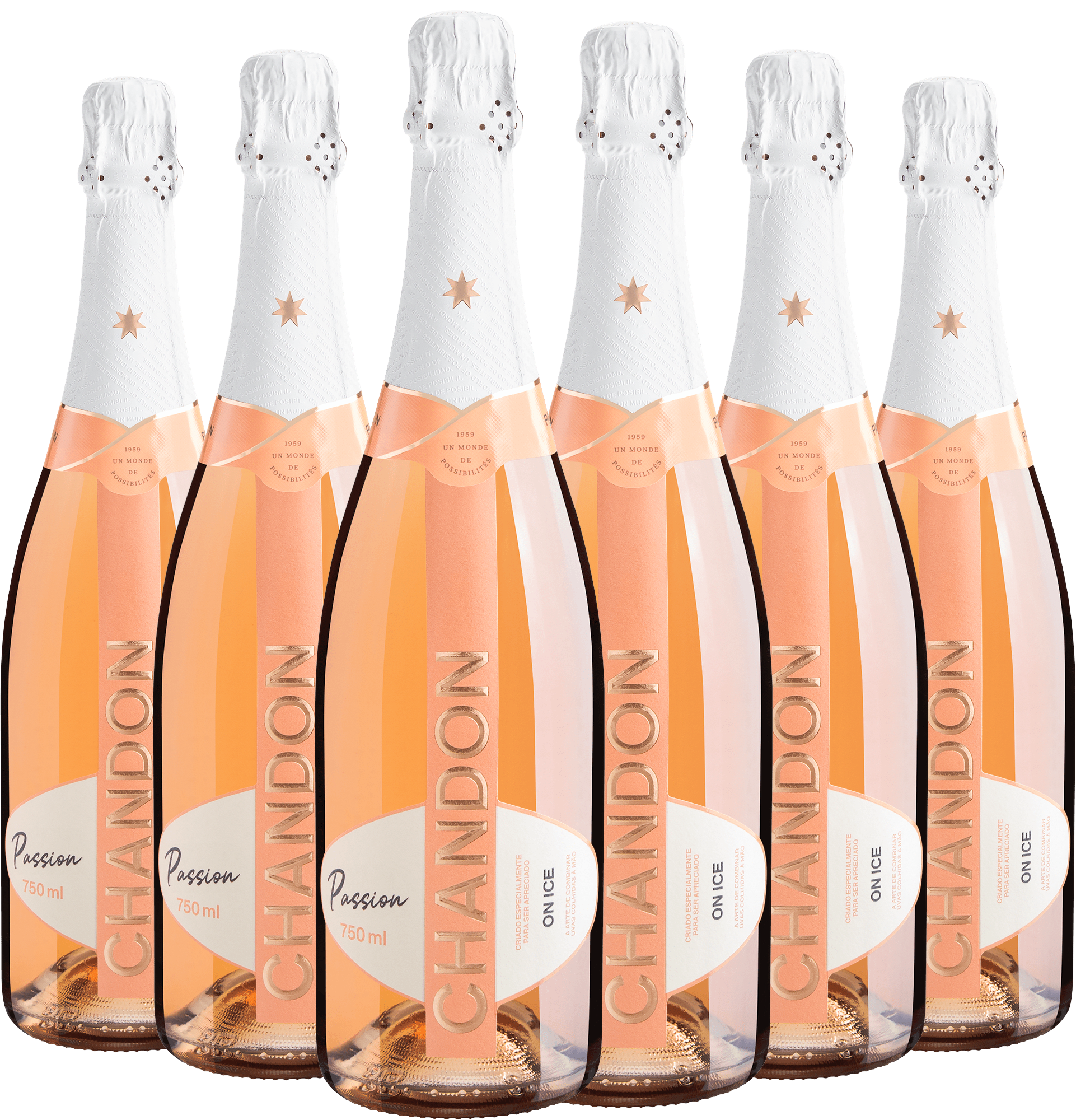Kit 6 Chandon Passion Rosé
