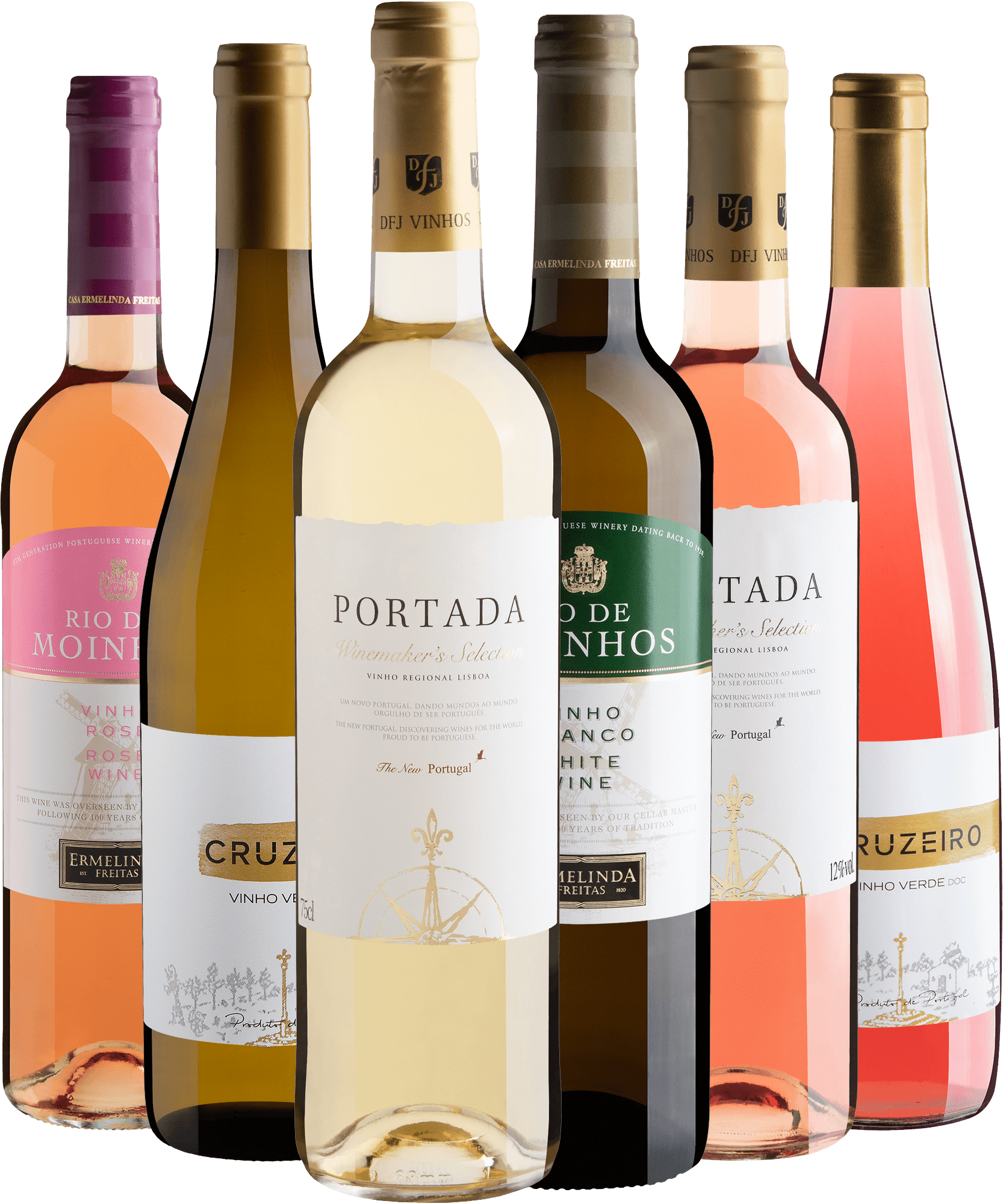 Kit 6 Vinhos Portugueses Refrescantes