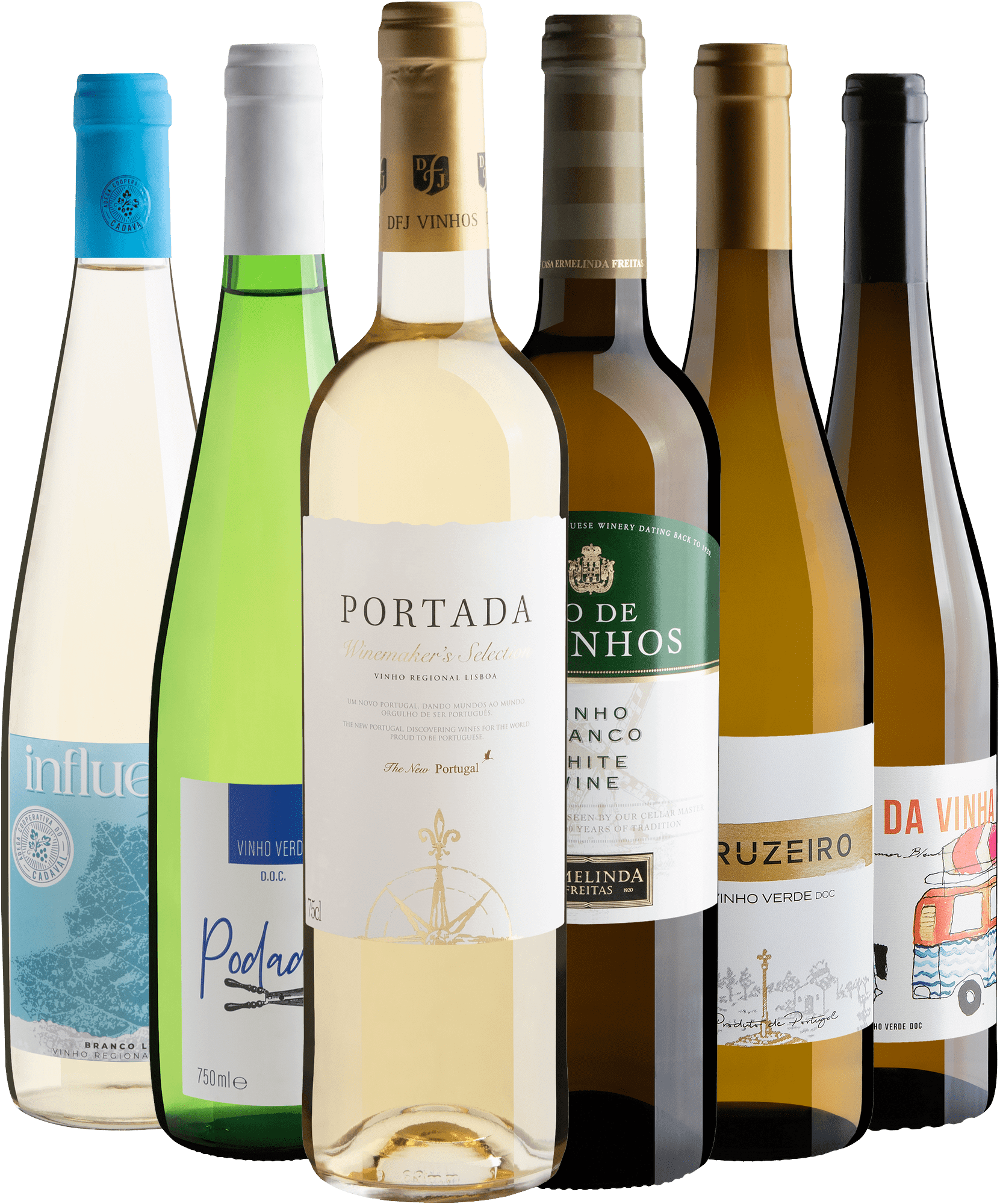 Kit 6 Vinhos Brancos Portugueses