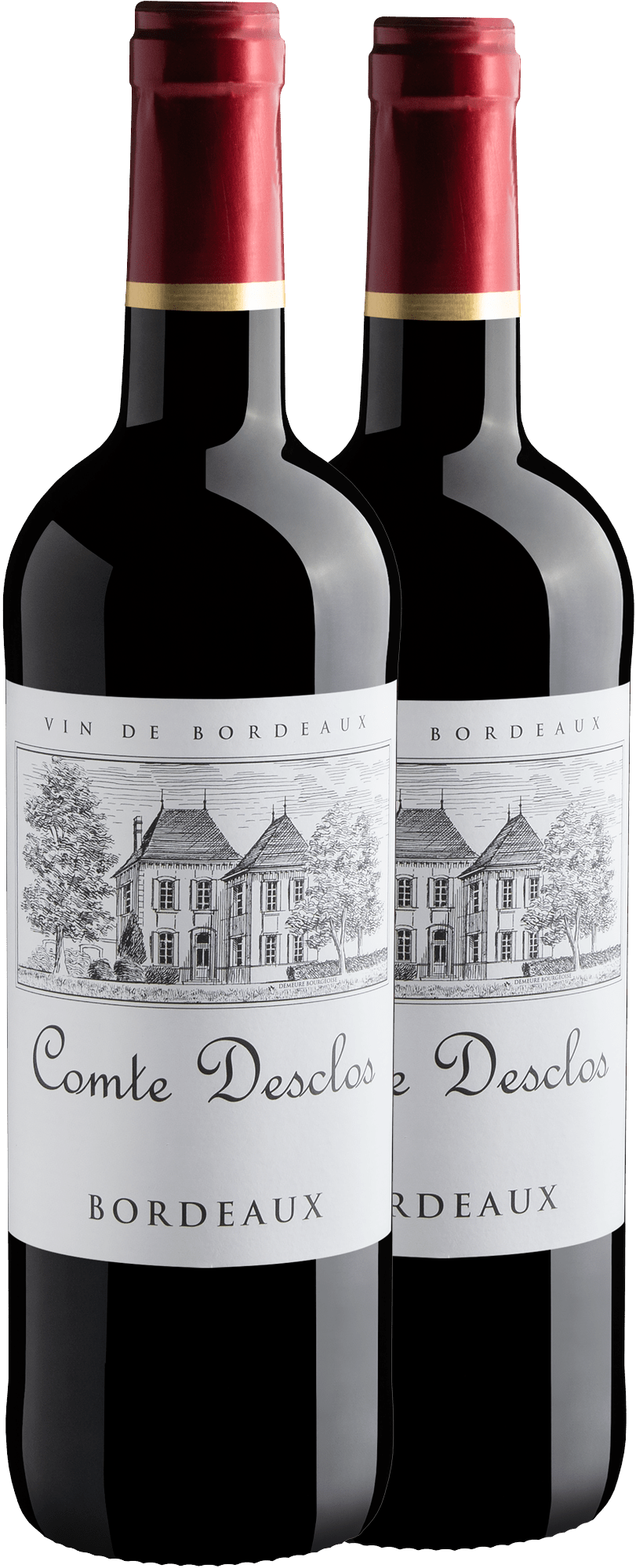 Kit 2 Comte Desclos Bordeaux AOP