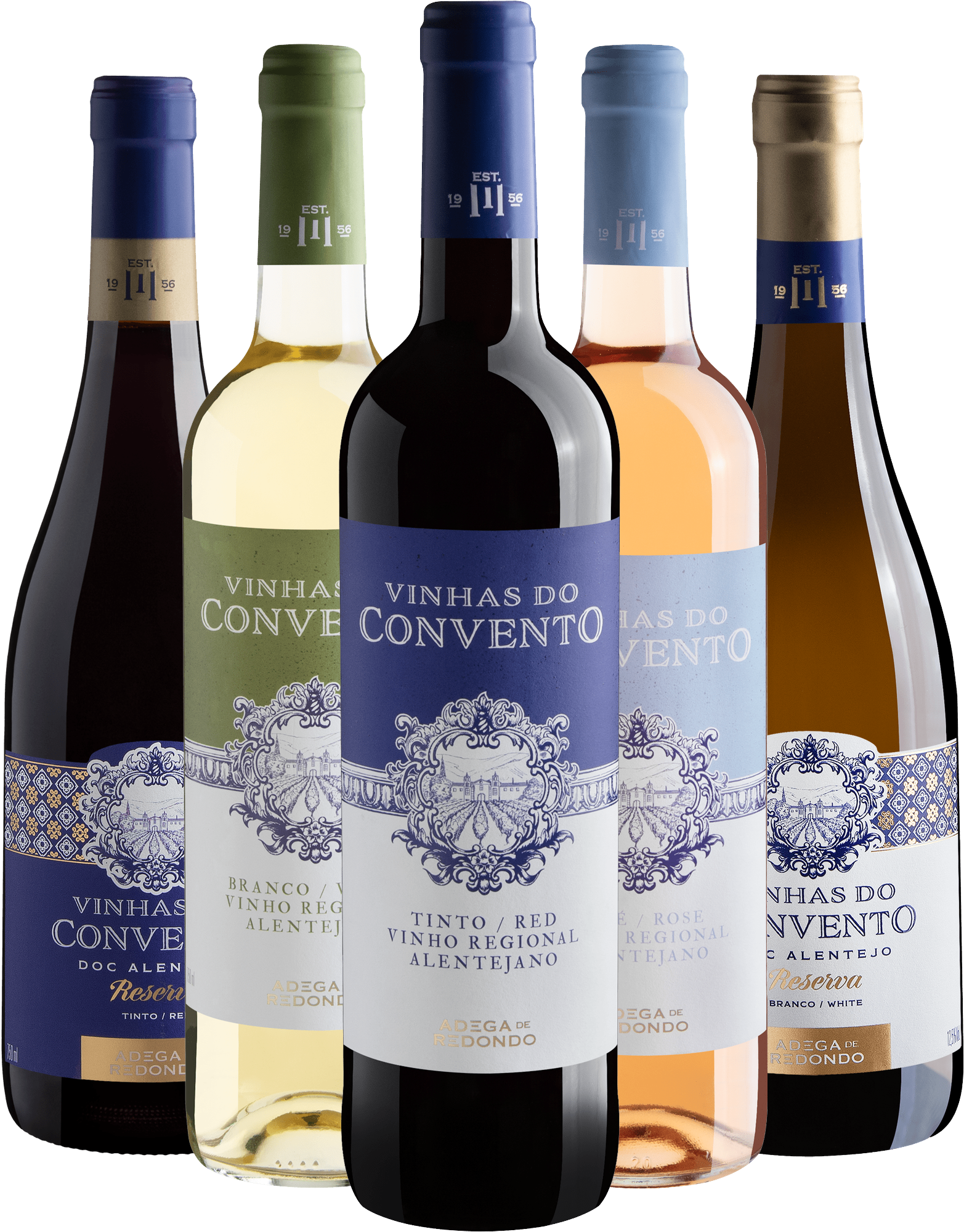 Kit Vinhas do Convento: 3 Regionais + 2 Reserva