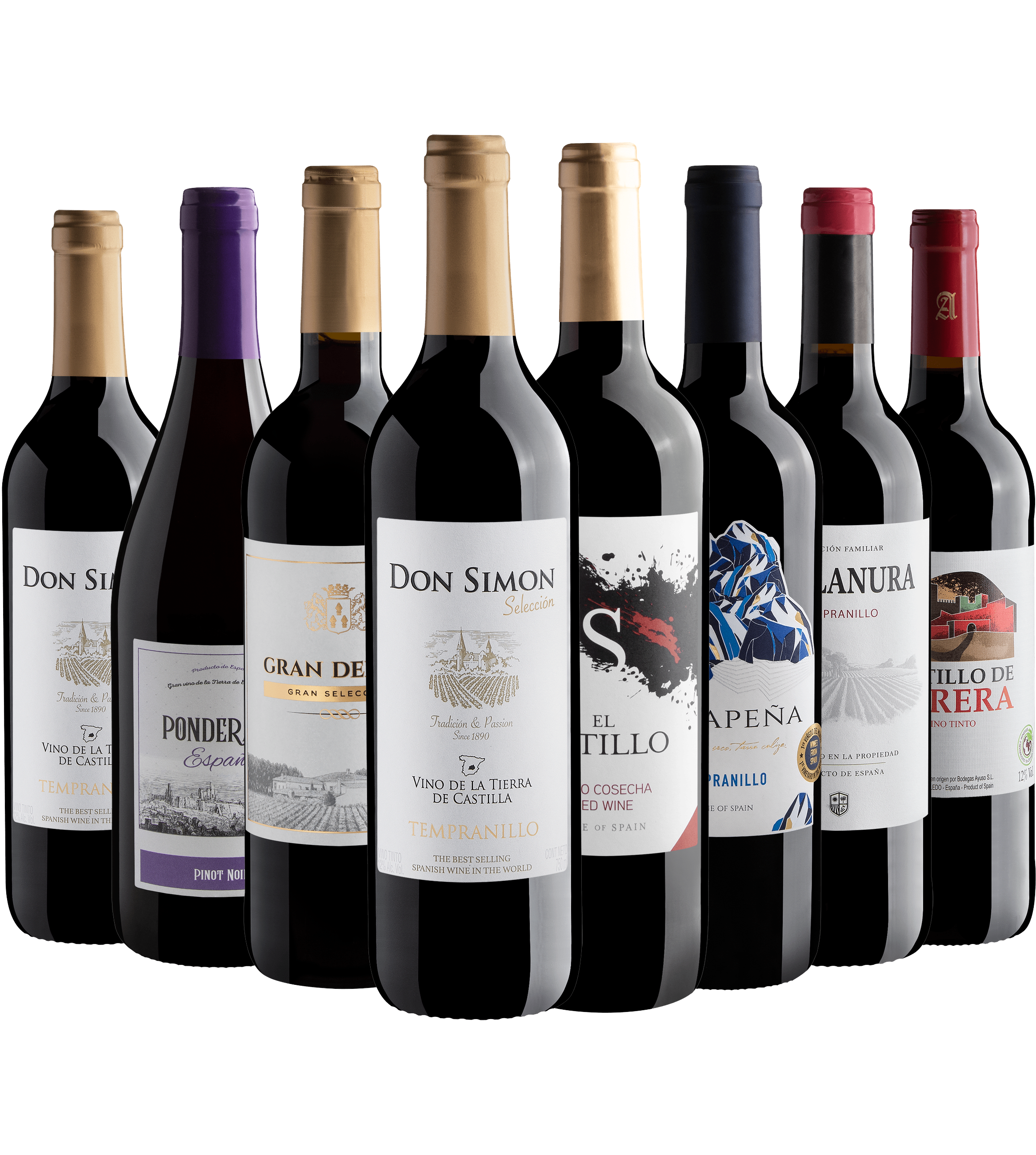 Kit 8 Vinhos Espanhóis