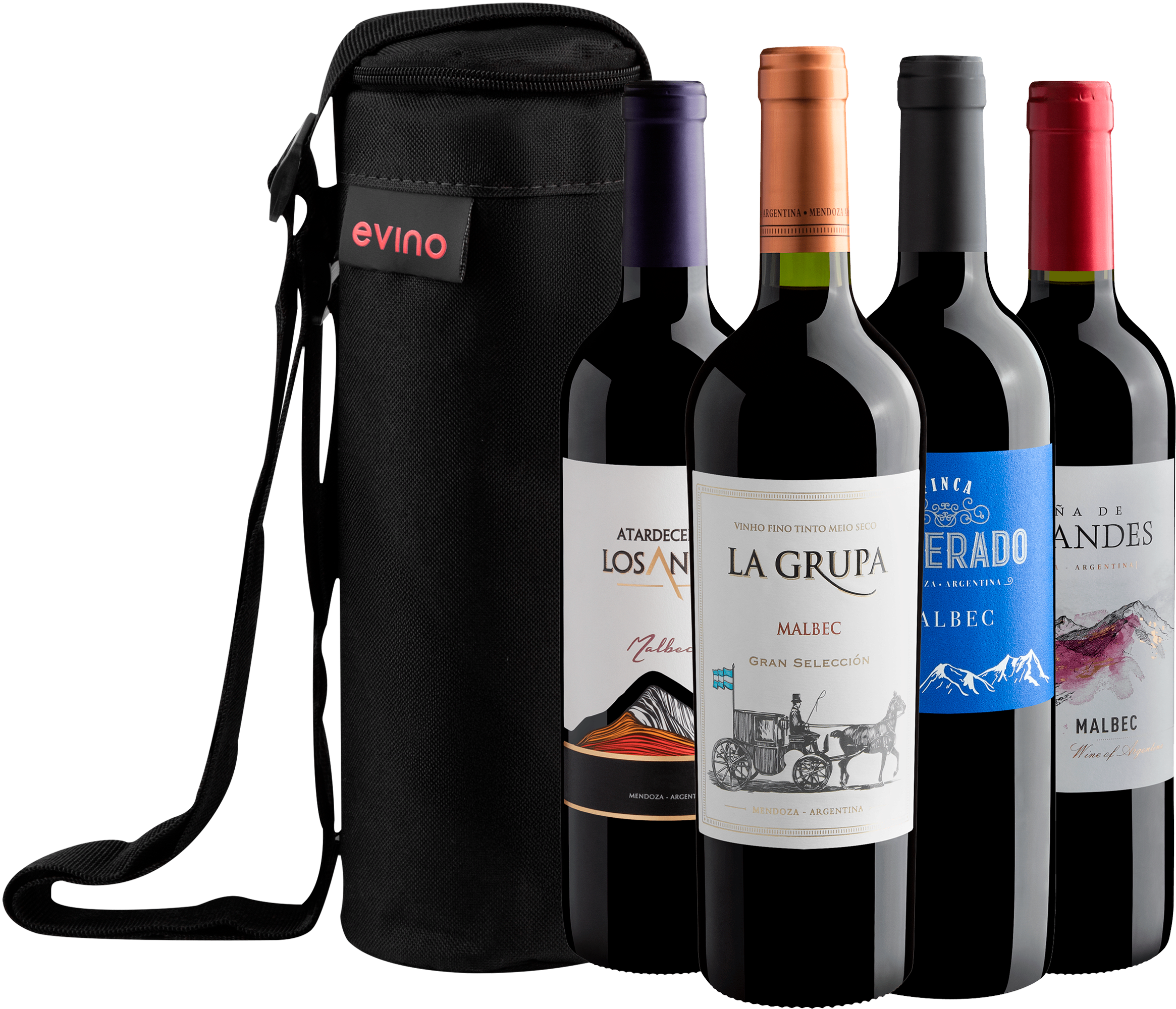 Kit 4 Malbecs Best Sellers + Bolsa Exclusiva