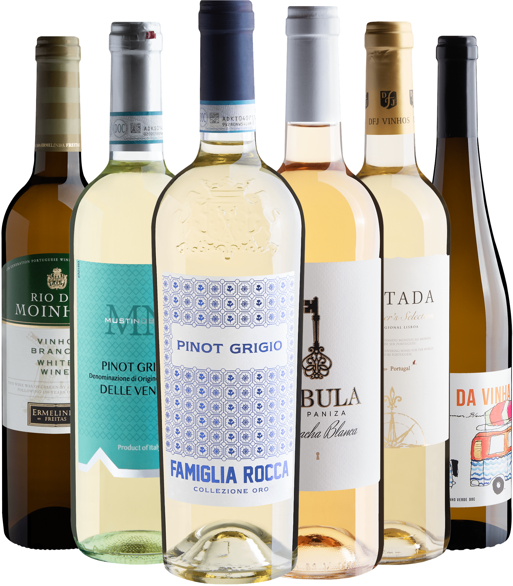 Kit 6 Vinhos Brancos do Velho Mundo