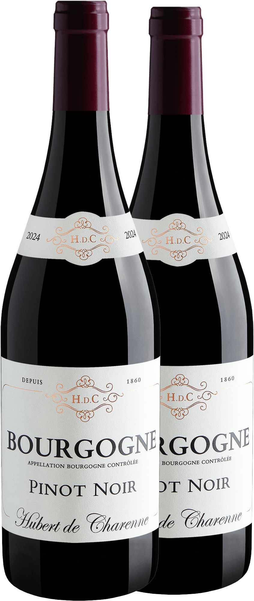 Kit 2 Hubert de Charenne Pinot Noir Bourgogne AOC