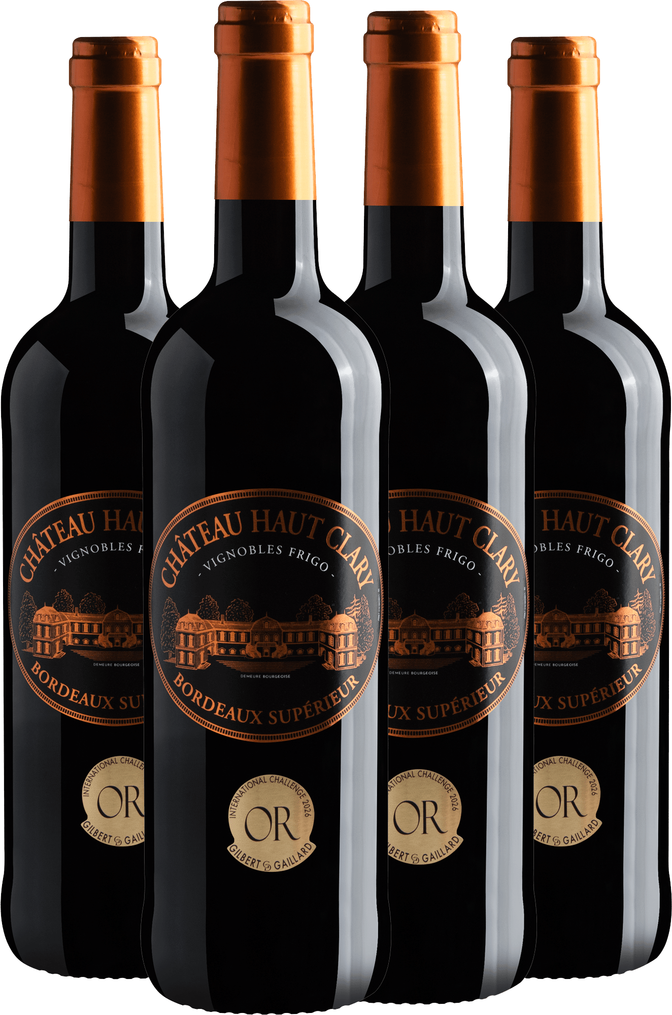 Kit 4 Château Haut-Clary Vignobles Frigo Bordeaux Supérieur