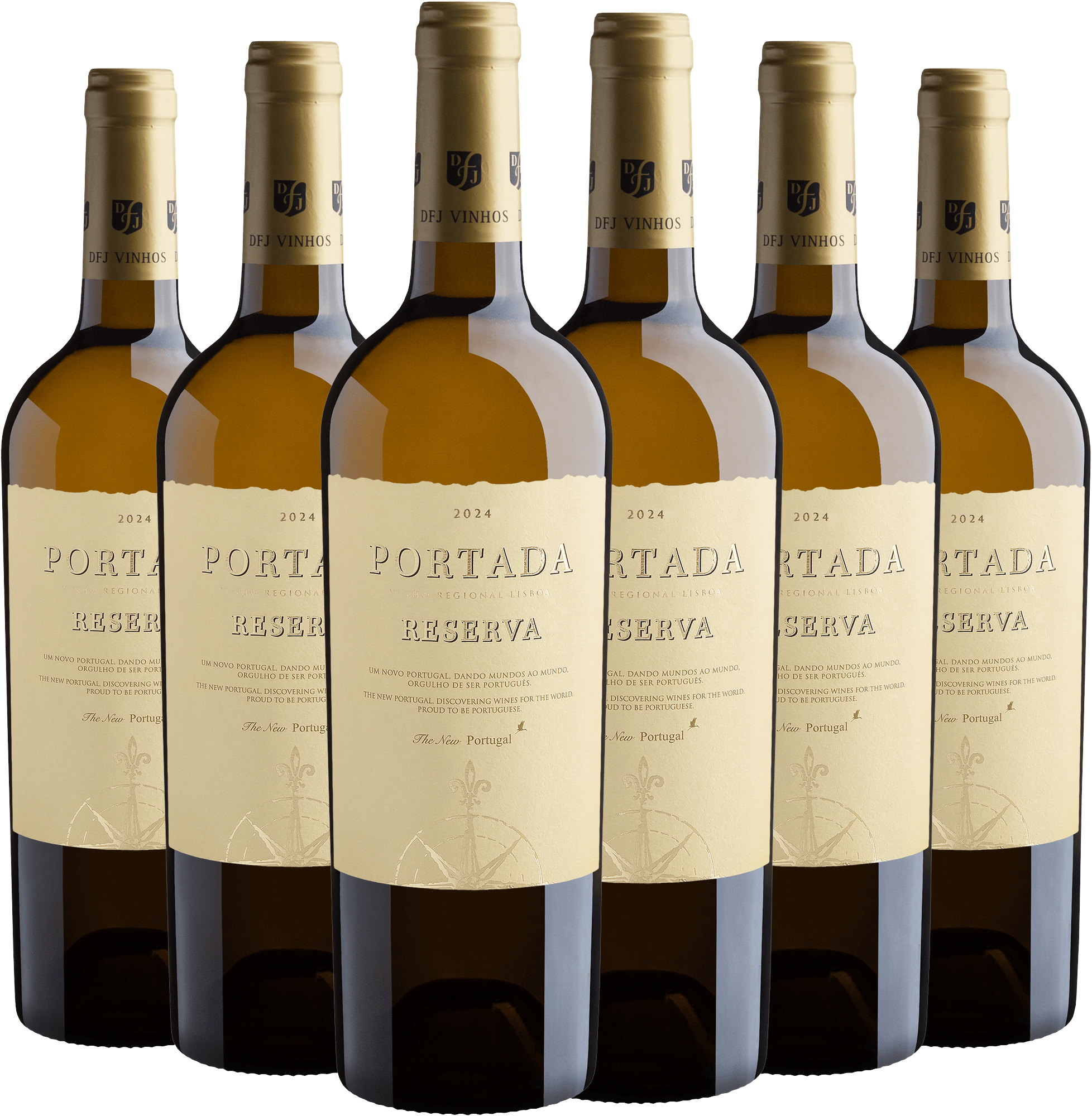 Kit 6 Portada Reserva Branco Vinho Regional Lisboa