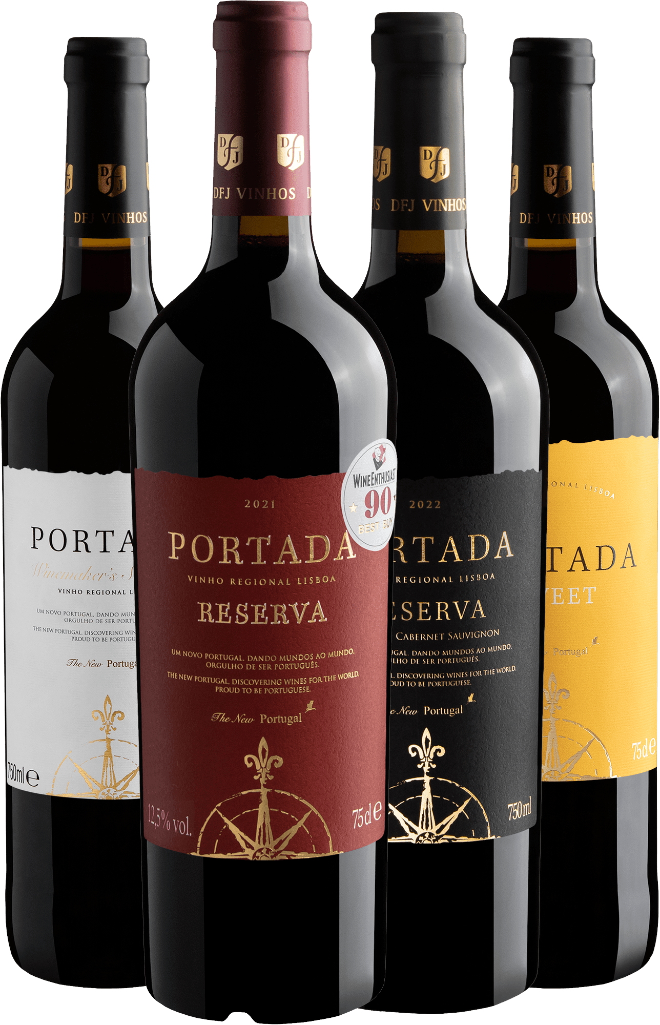 Kit Portada: 2 Reserva + 1 Winemaker’s Selection + 1 Sweet