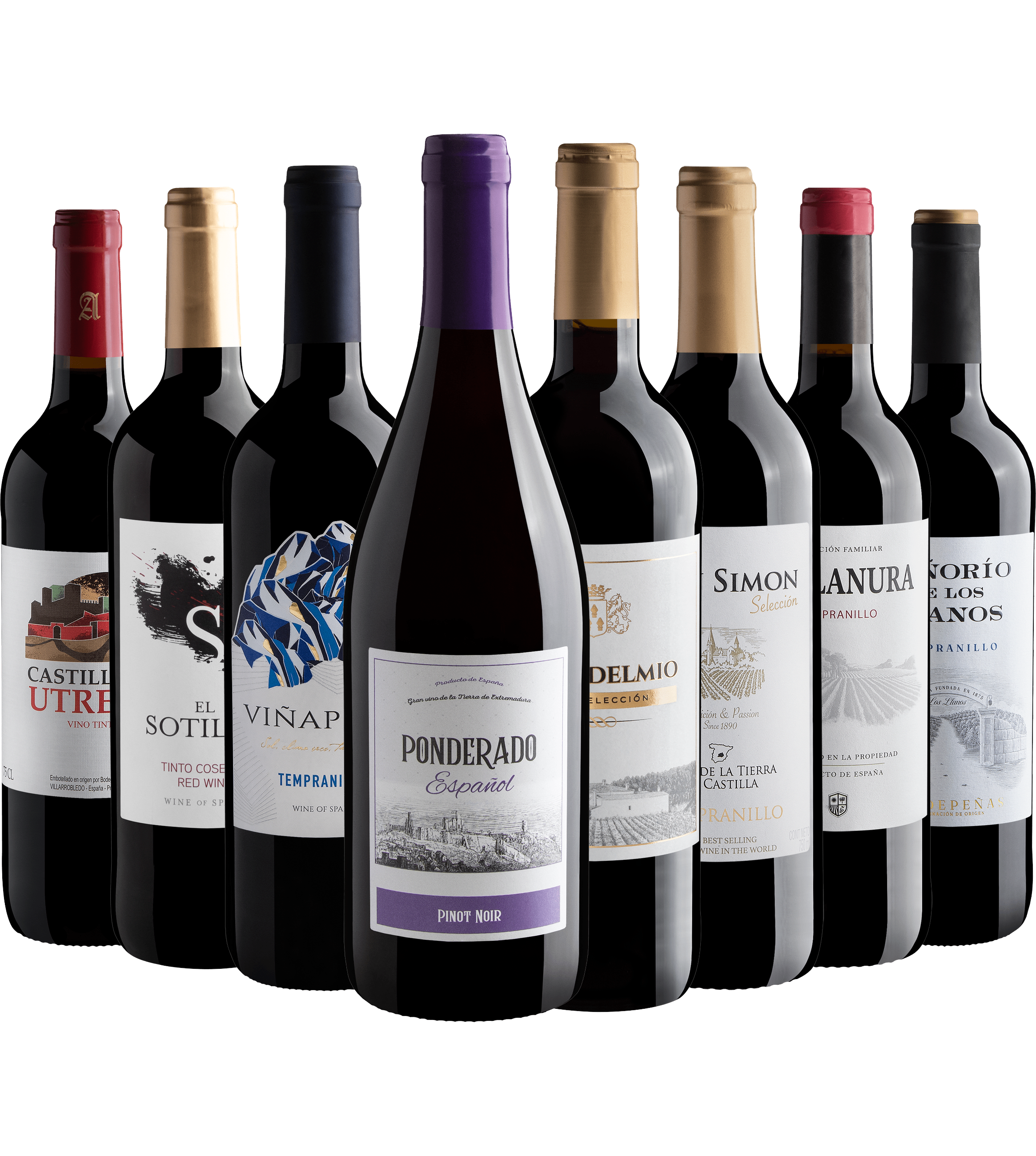 Kit 8 Vinhos Espanhóis