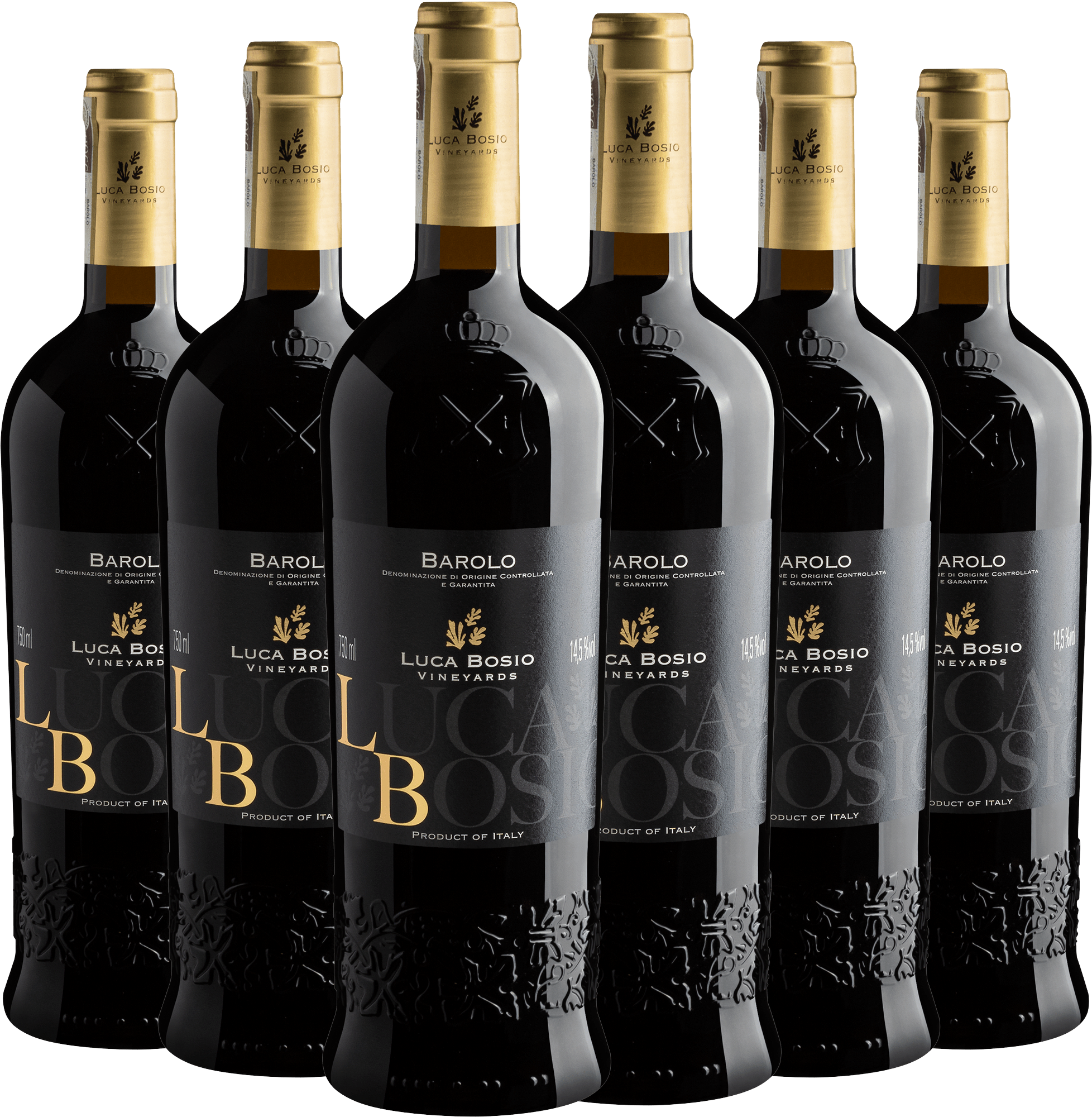 Kit 6 Luca Bosio Vineyards Barolo DOCG