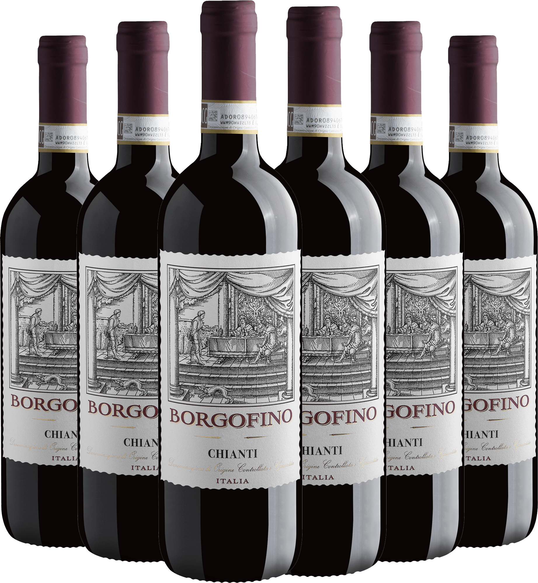 Kit 6 Borgofino Chianti DOCG