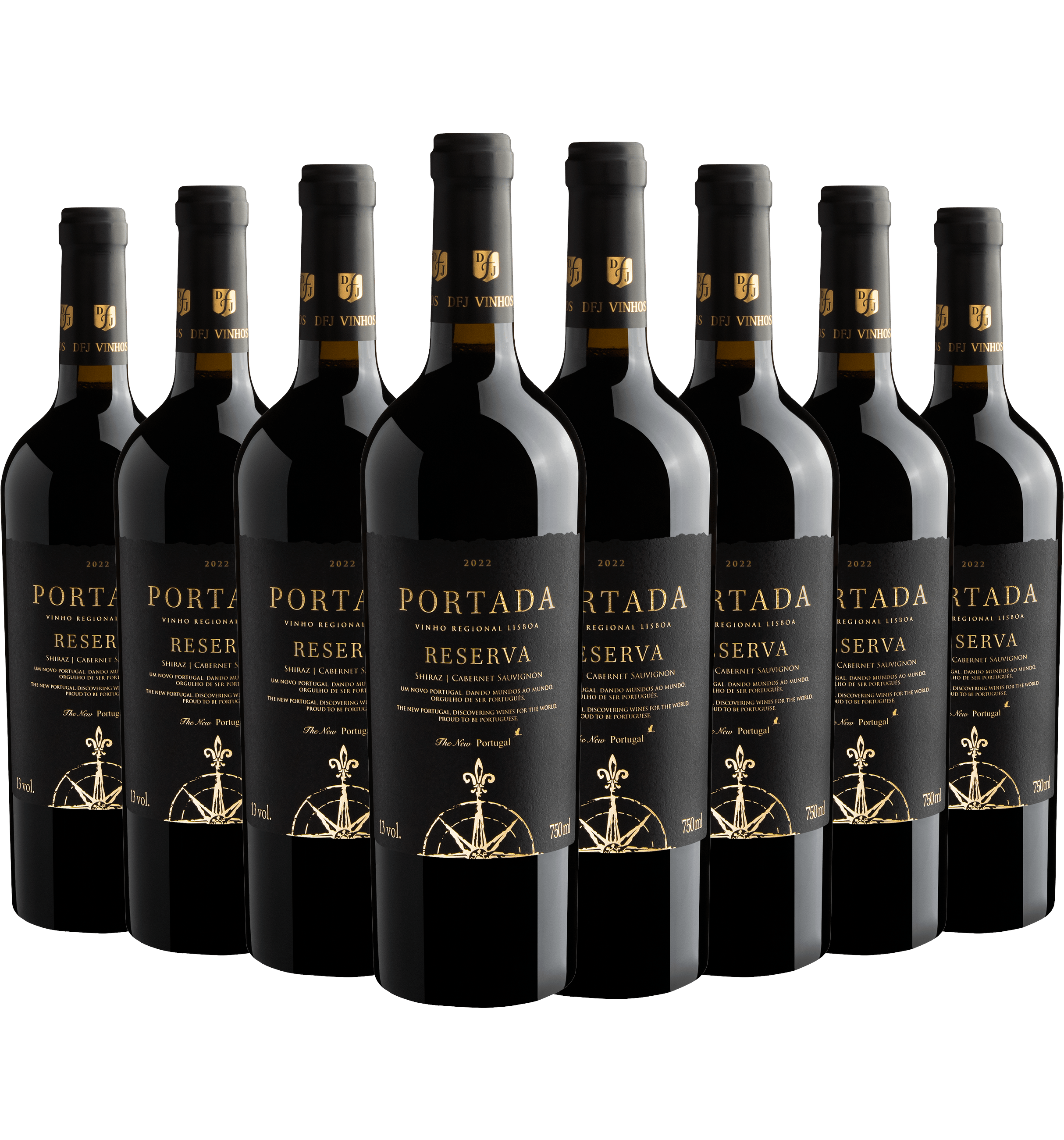 Kit 8 Portada Reserva Black Shiraz | Cabernet Sauvignon