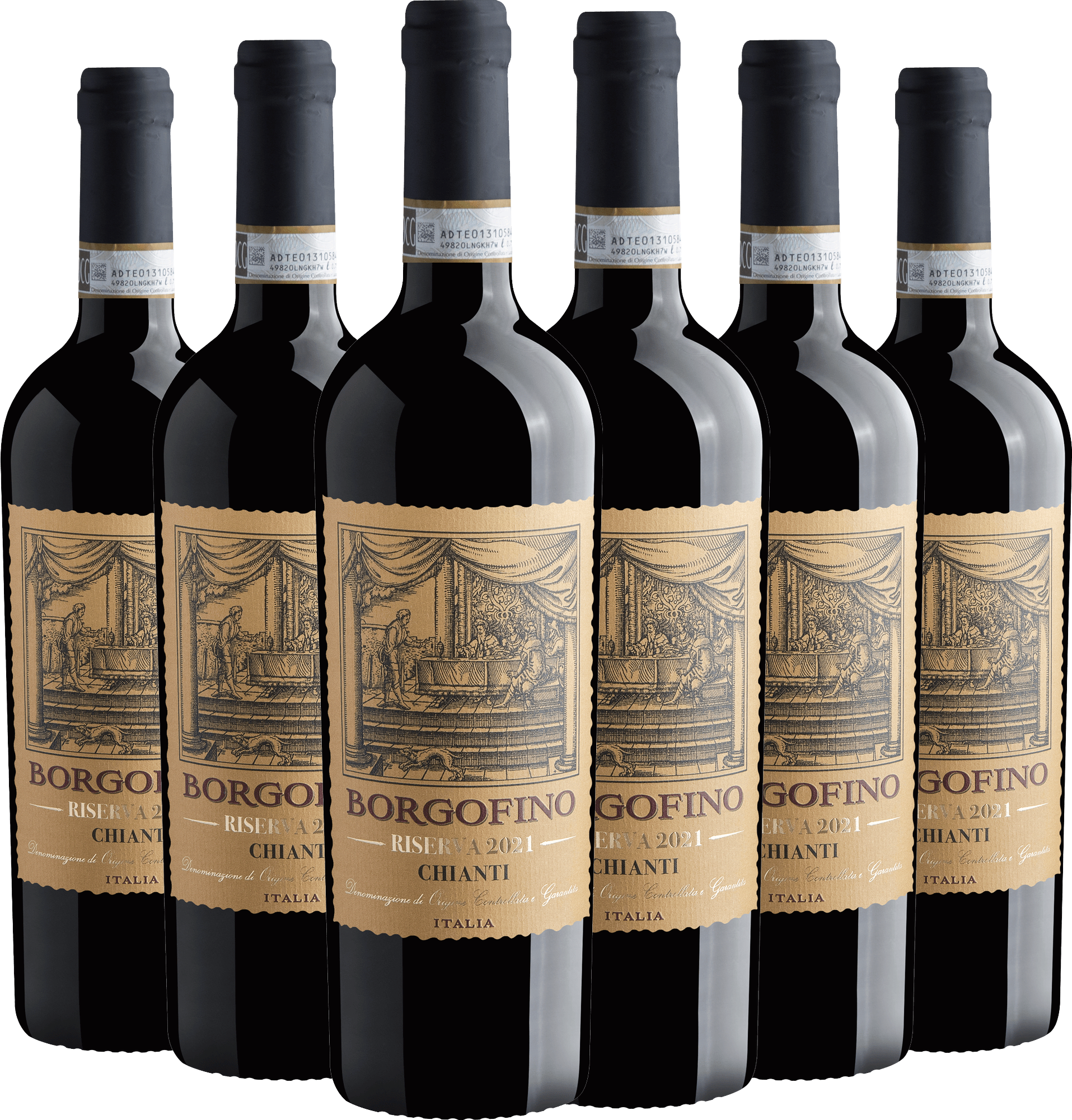 Kit 6 Borgofino Chianti Riserva DOCG