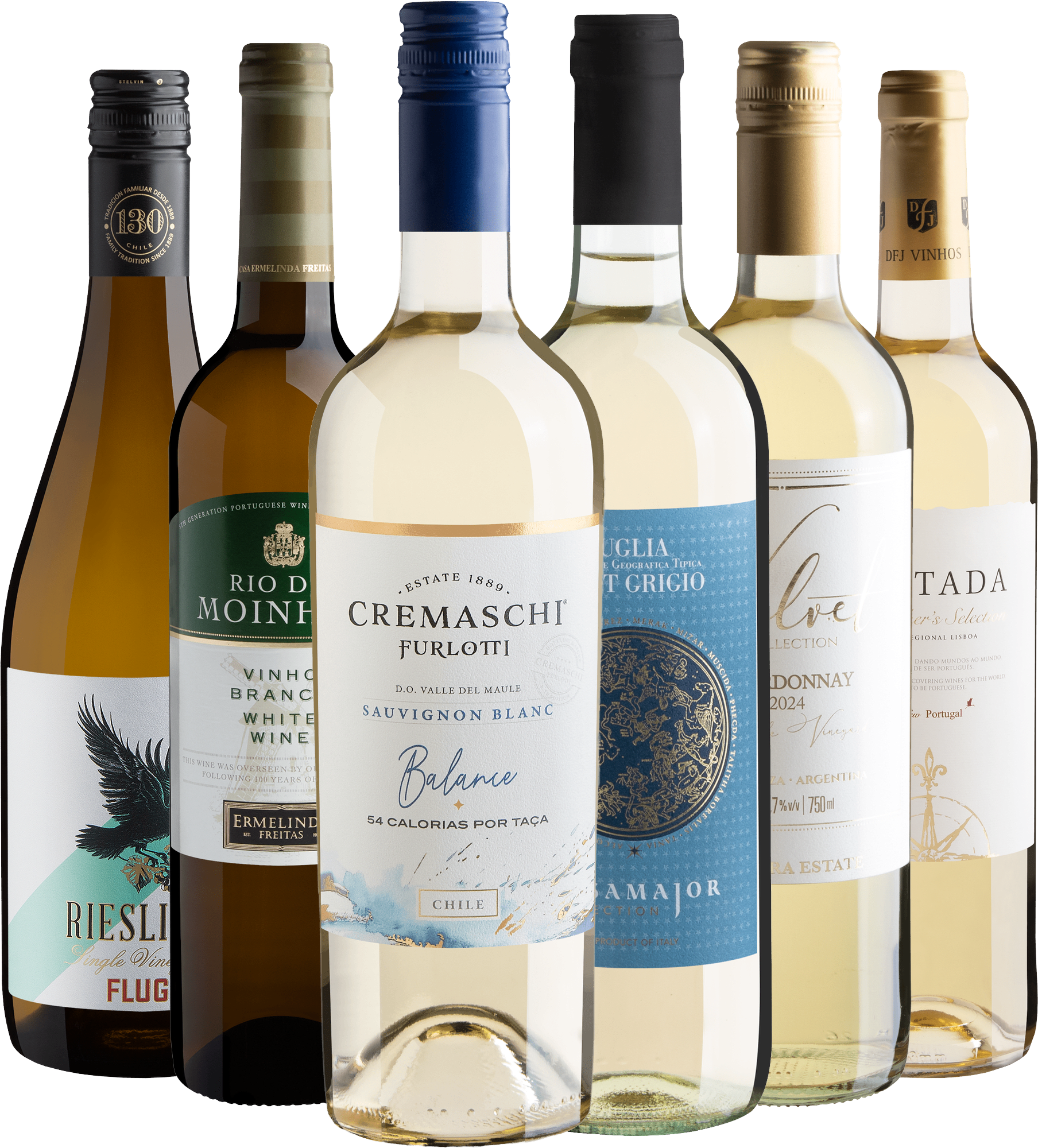 Kit 6 Vinhos Brancos para o Inverno
