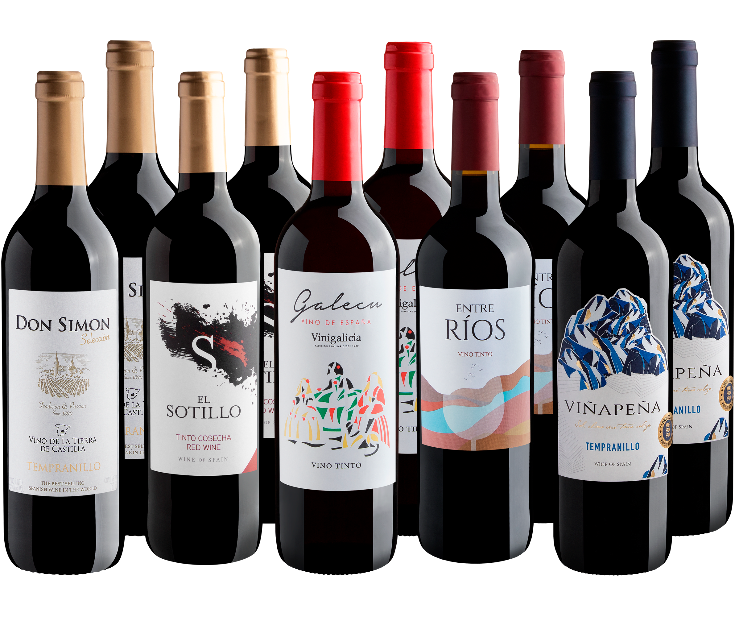 Kit Espanhóis em Dobro | 10 garrafas