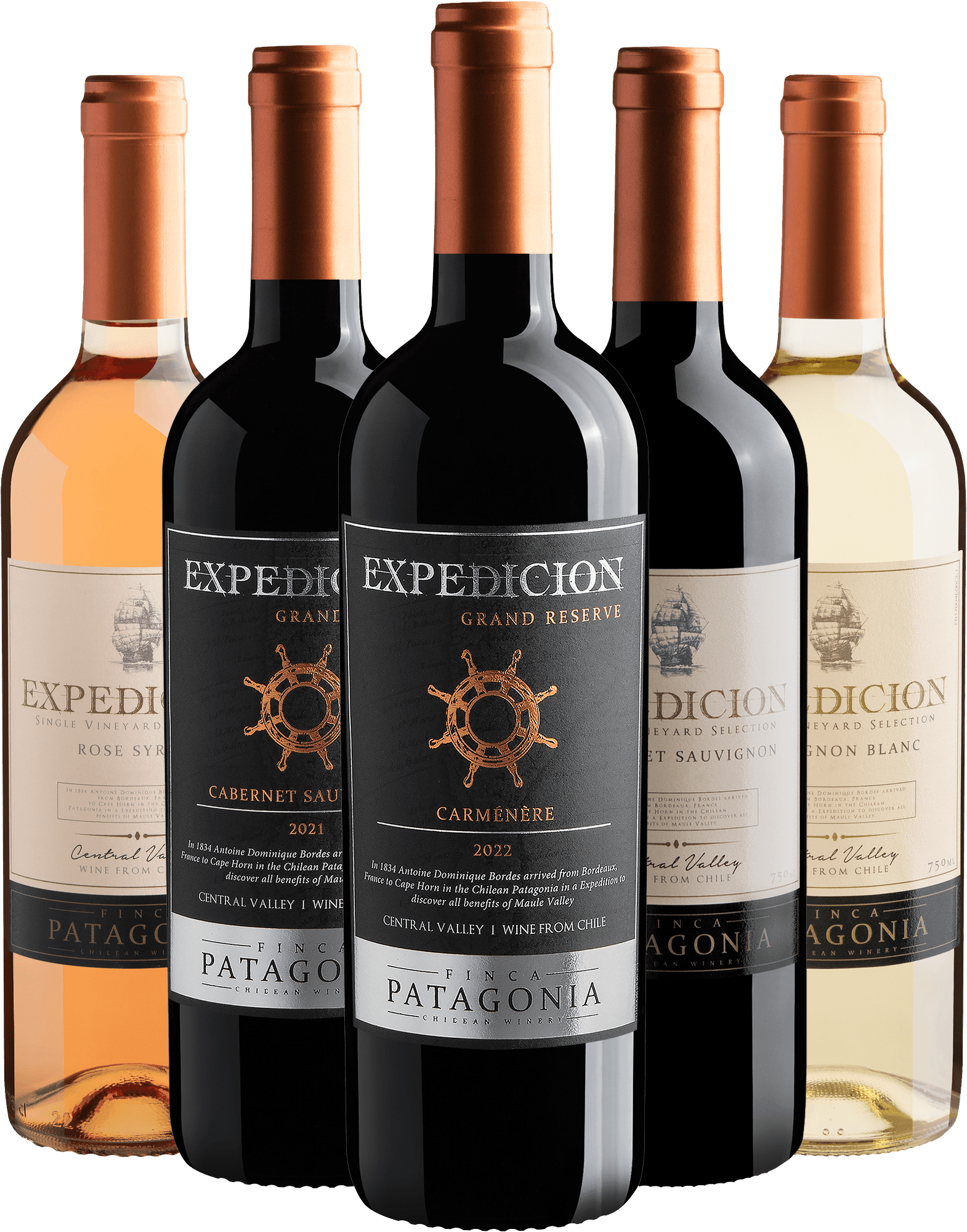 Kit 5 Vinhos Família Expedicion