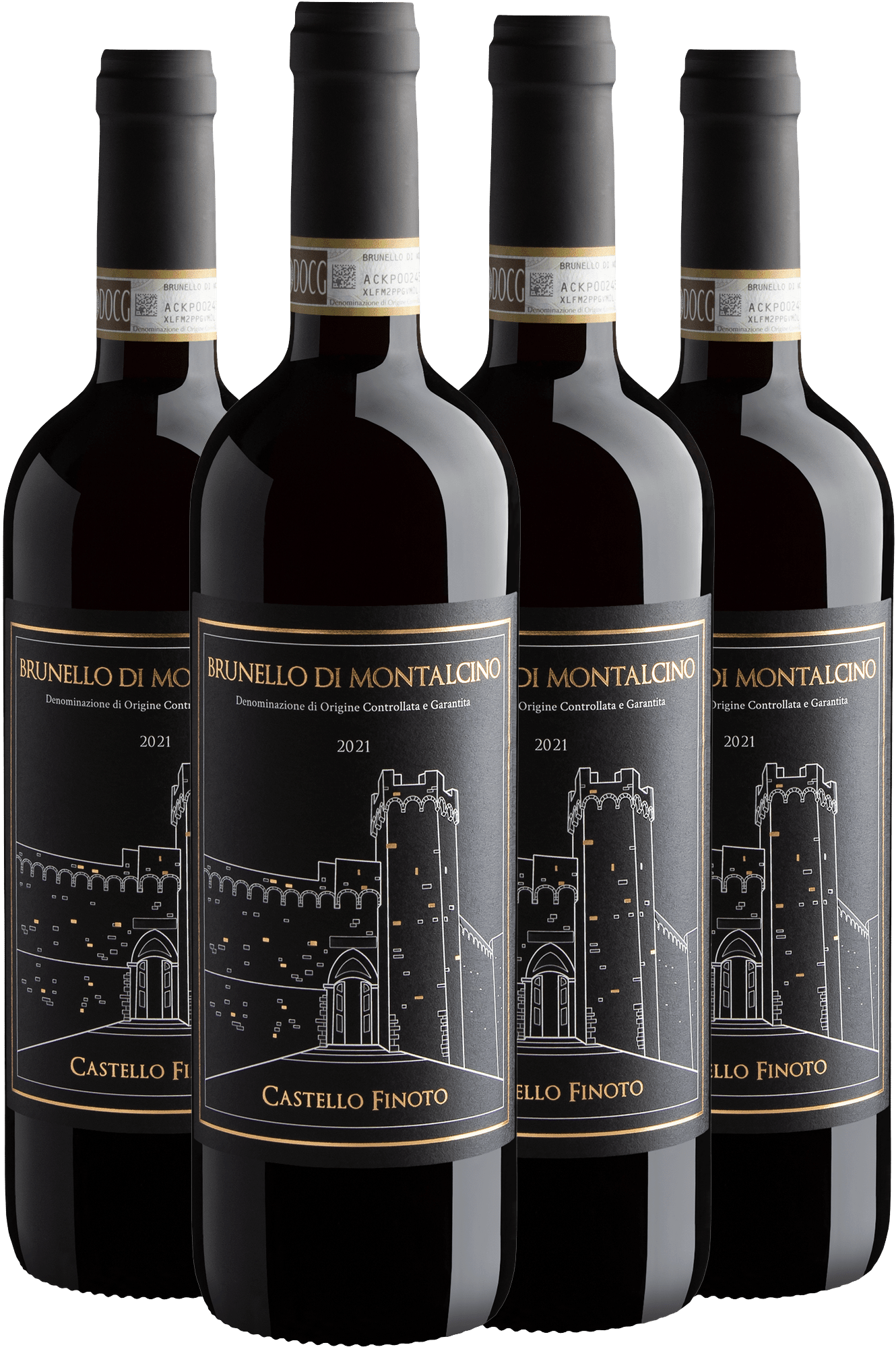 Kit 4 Castello Finoto Brunello di Montalcino DOCG