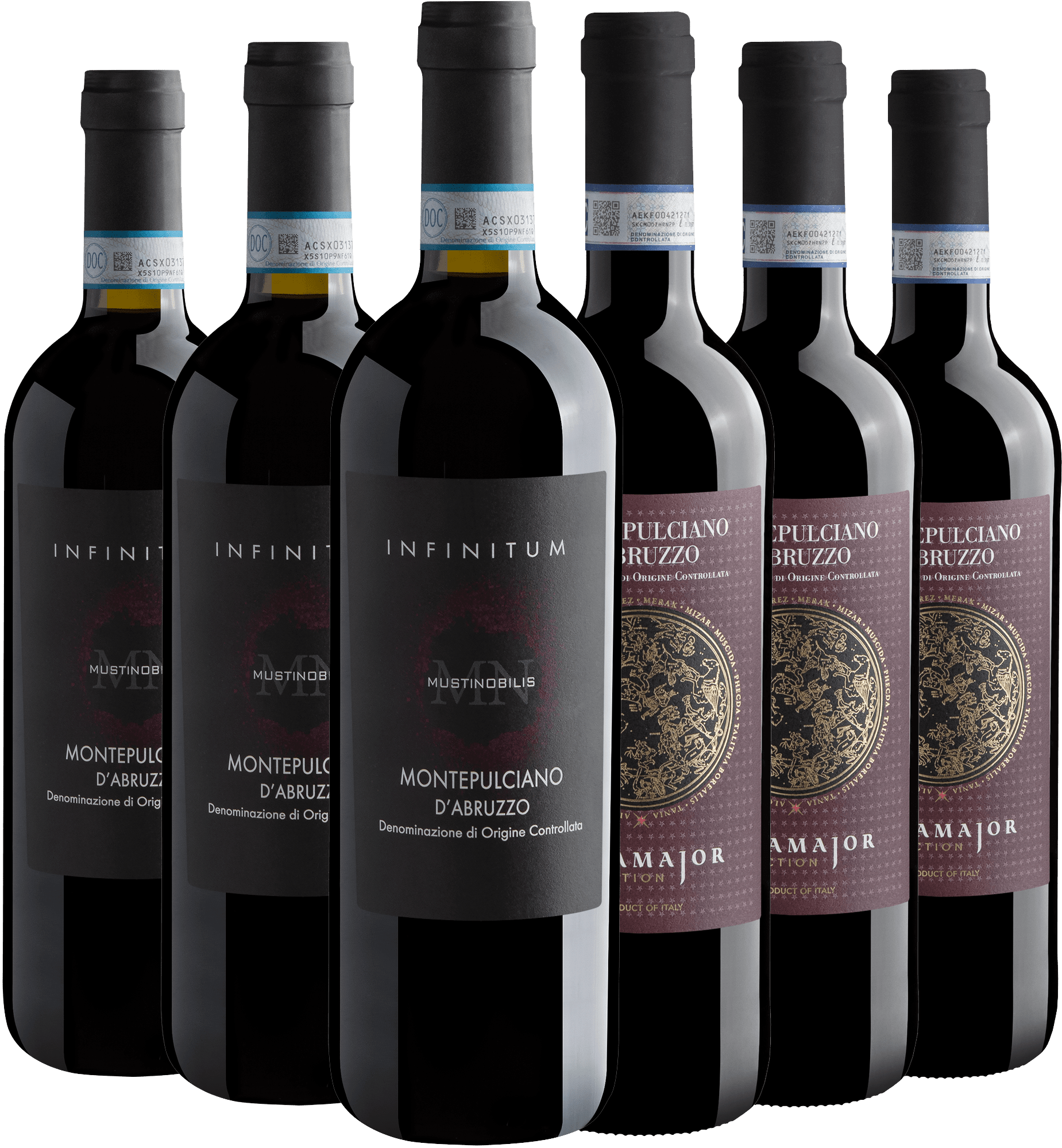 Kit Montepulciano d'Abruzzo | 3 Infinitum + 3 Orsamajor Collection