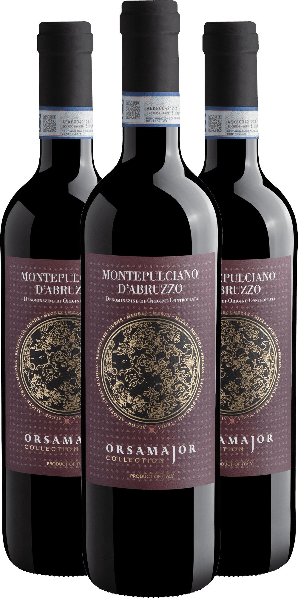 Kit 3 Orsamajor Collection Montepulciano d'Abruzzo DOC