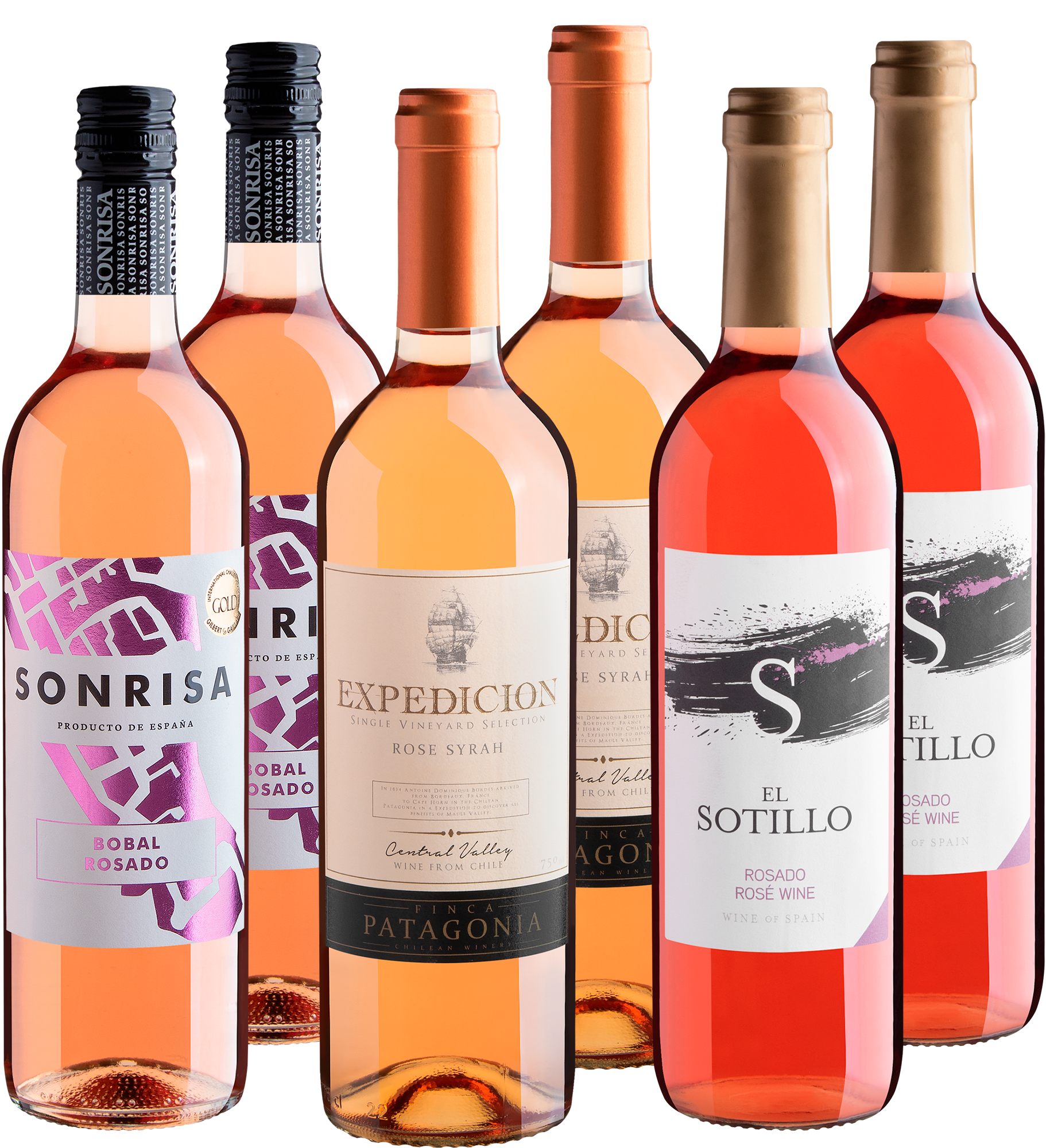 Kit Rosés em Dobro | 6 garrafas